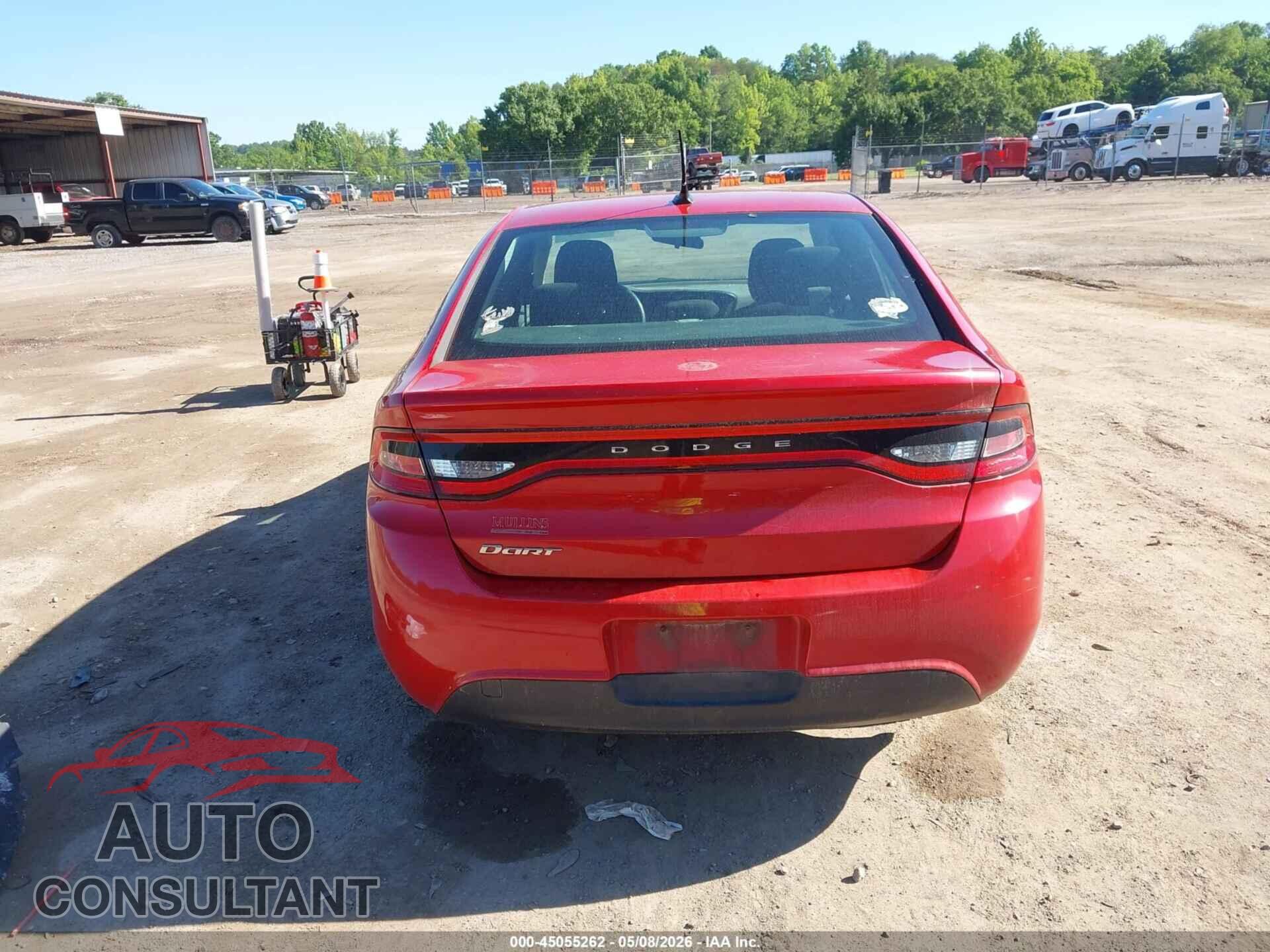 DODGE DART 2013 - 1C3CDFAAXDD329223