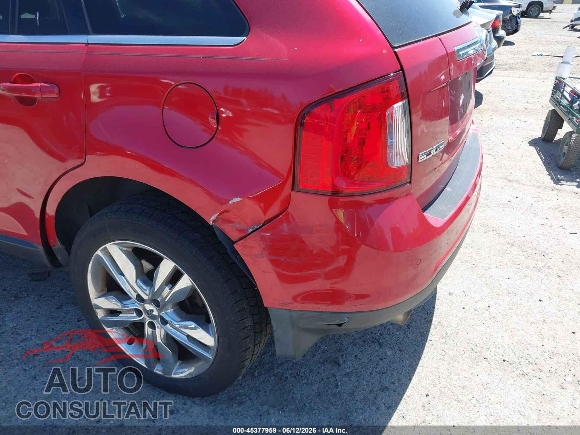 FORD EDGE 2012 - 2FMDK3KC8CBA41043