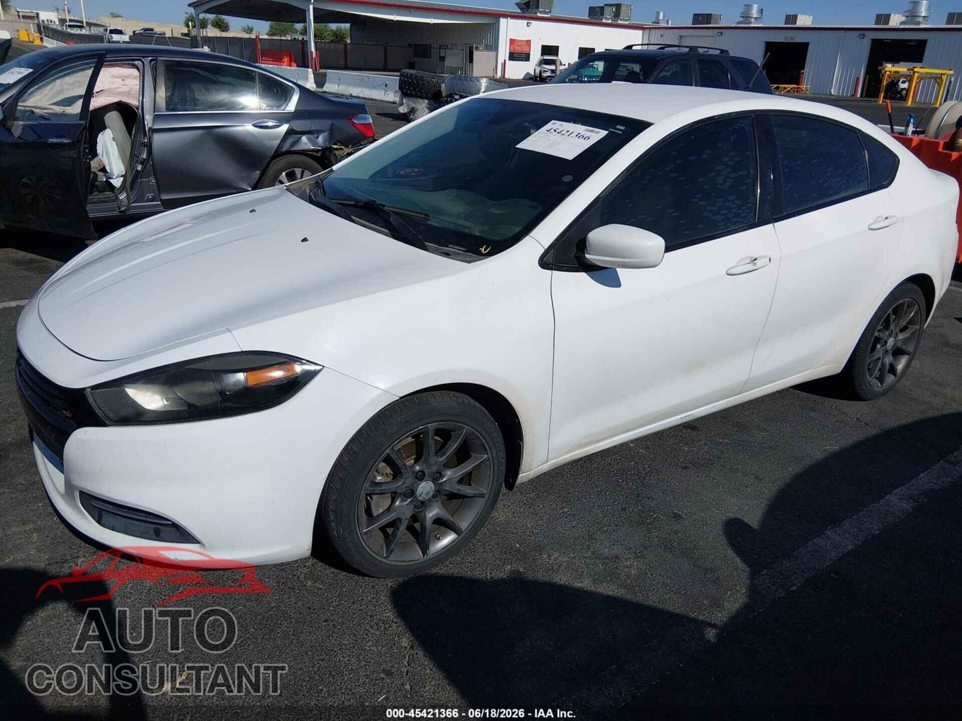 DODGE DART 2016 - 1C3CDFAA7GD577465