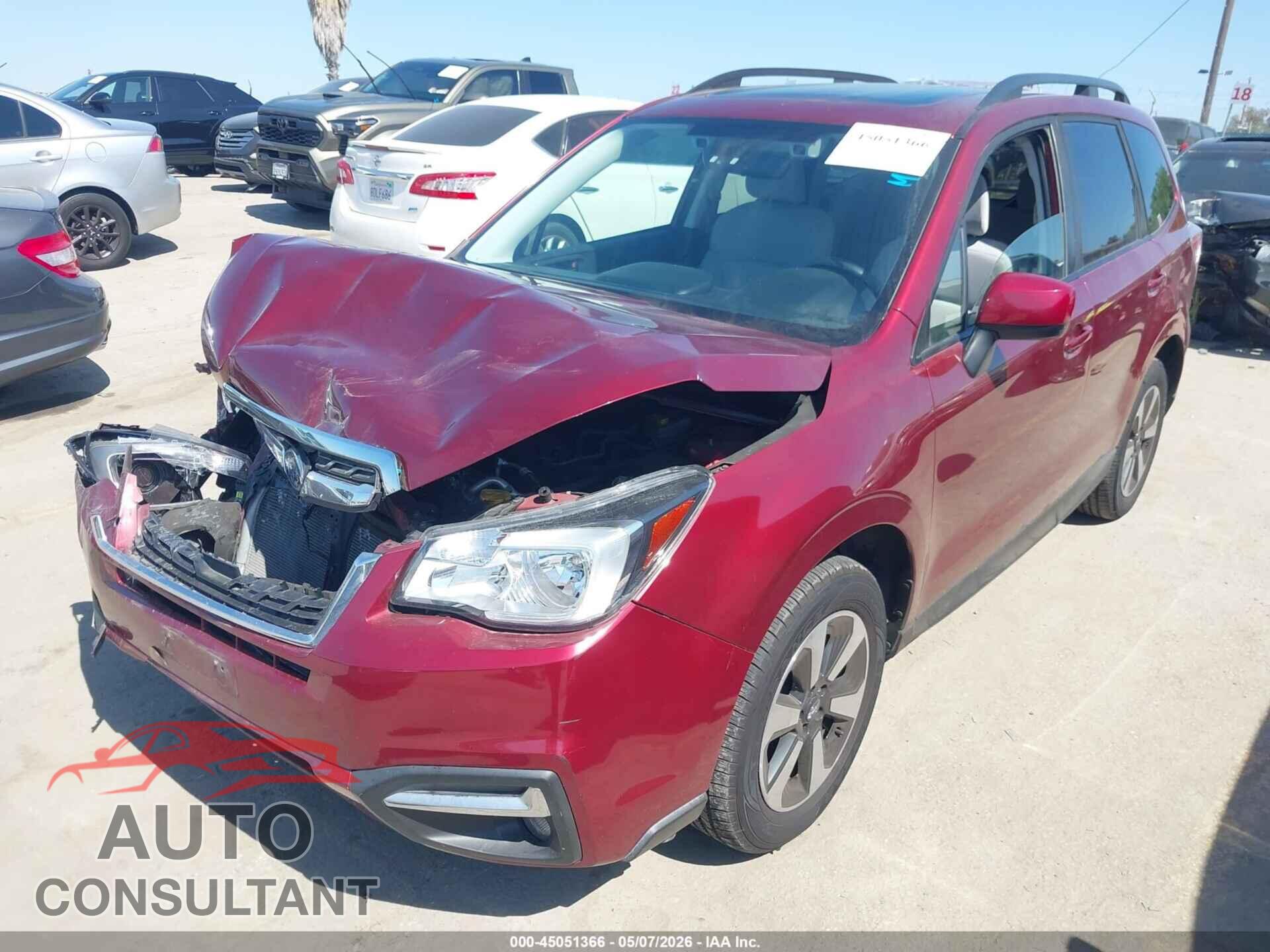 SUBARU FORESTER 2017 - JF2SJAGC4HH552028