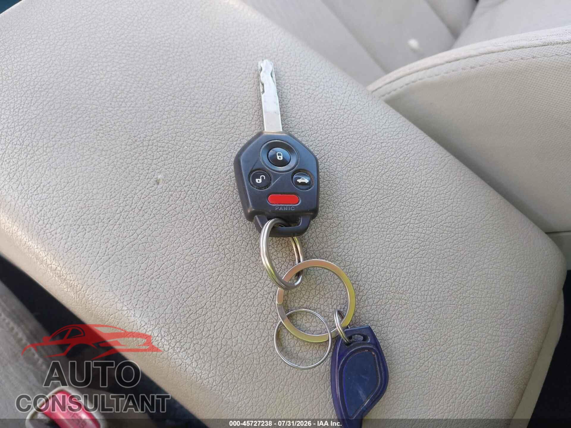 SUBARU OUTBACK 2011 - 4S4BRBCC2B3380388