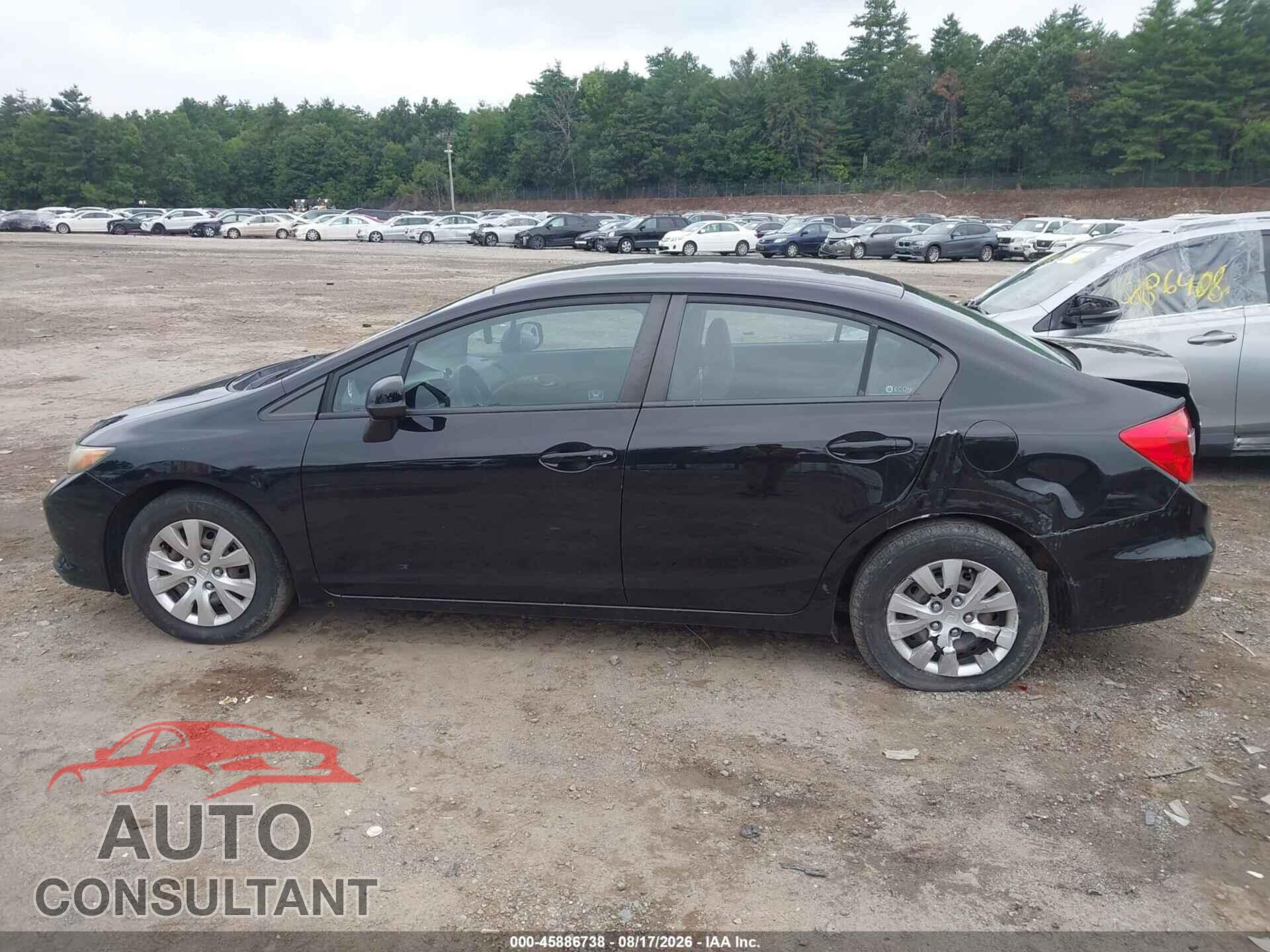 HONDA CIVIC 2012 - 2HGFB2F59CH305422