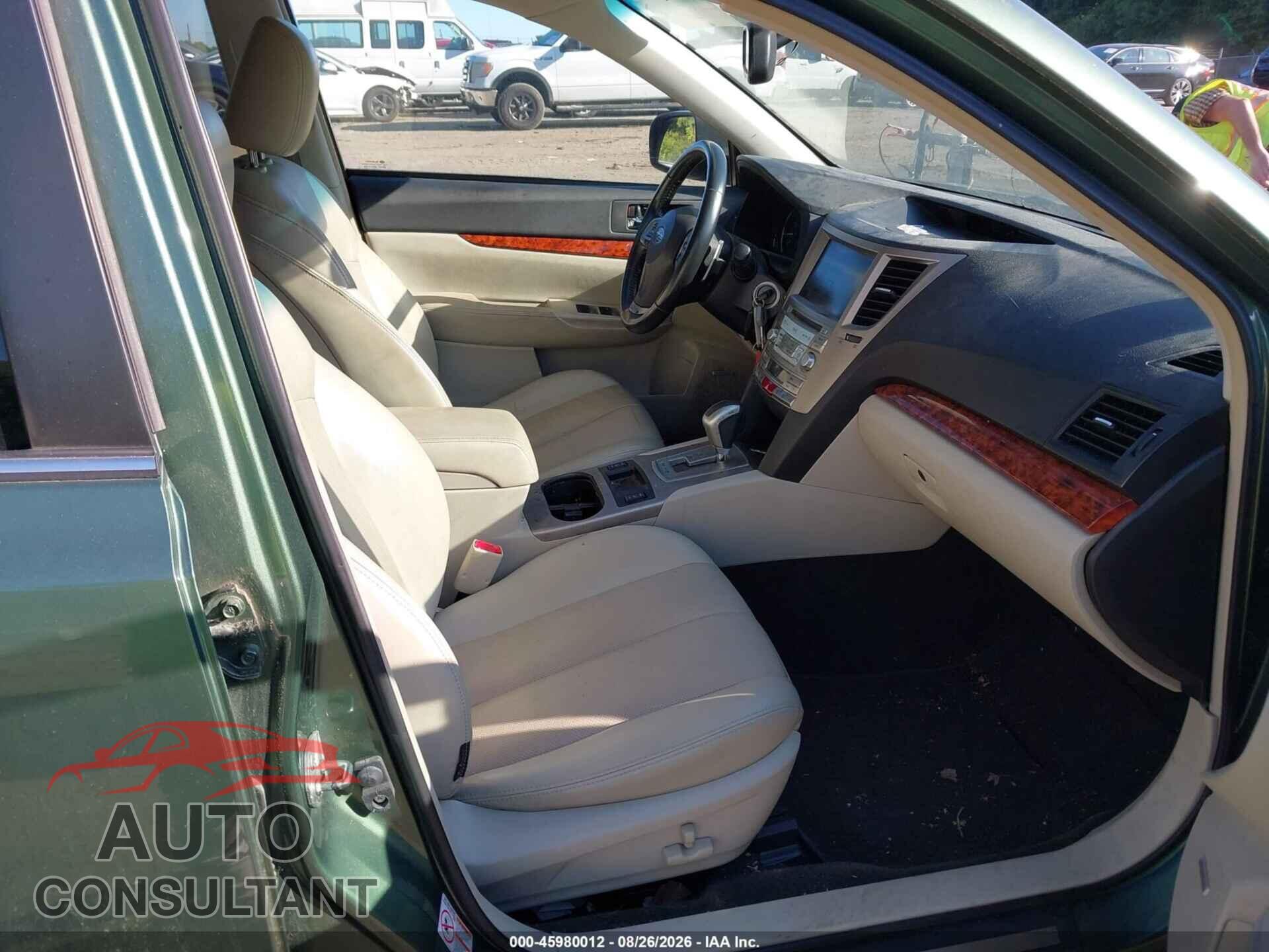 SUBARU OUTBACK 2012 - 4S4BRBLC6C3275337