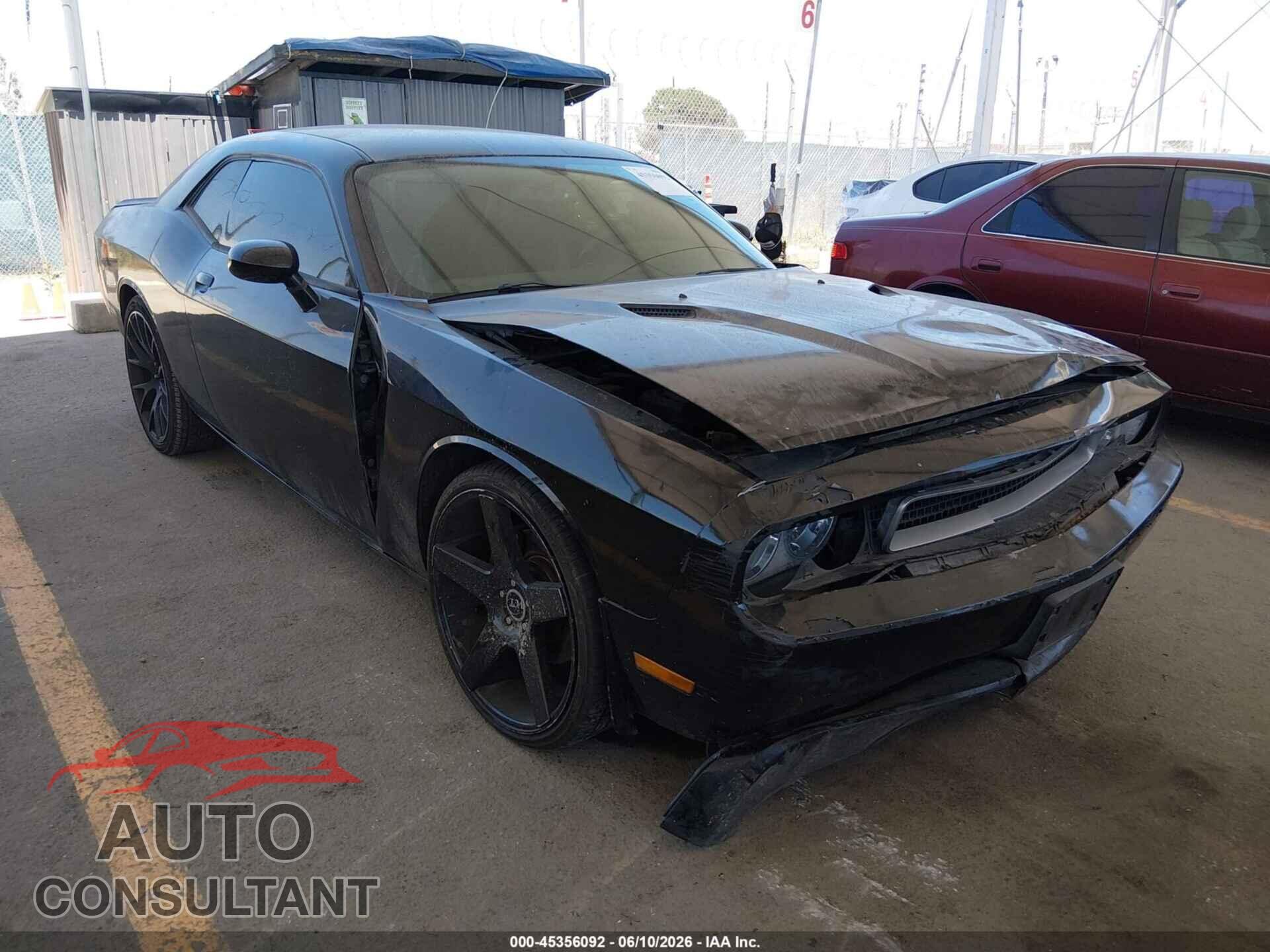 DODGE CHALLENGER 2012 - 2C3CDYAG3CH294770