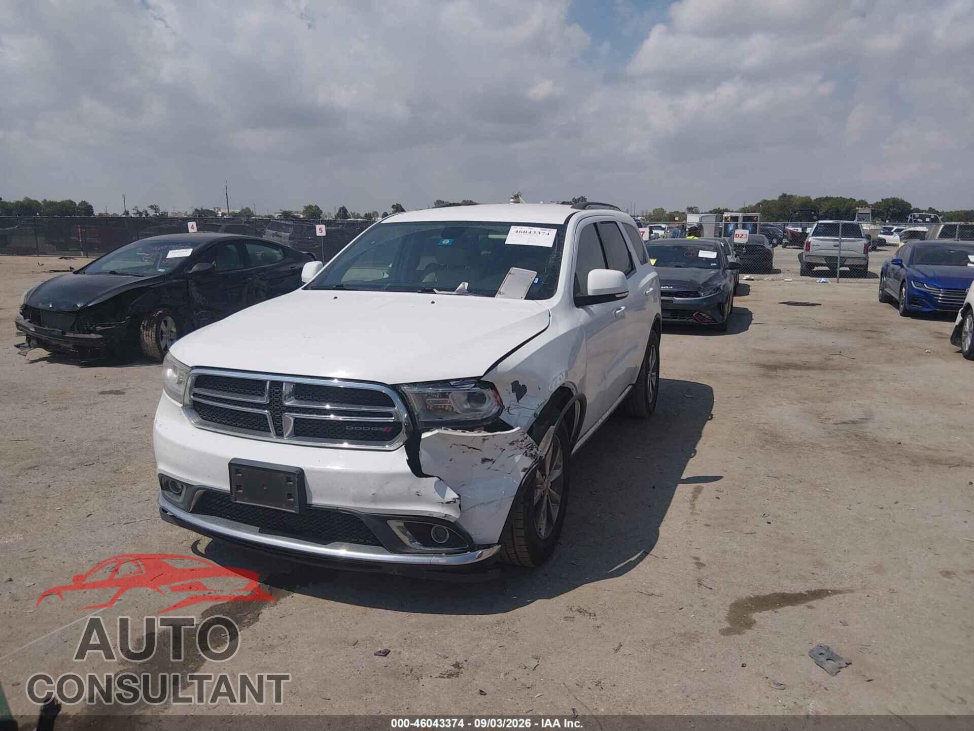 DODGE DURANGO 2015 - 1C4RDHDG5FC244252