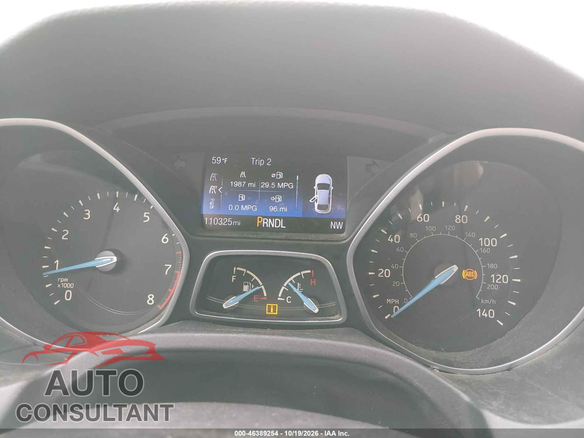 FORD FOCUS 2016 - 1FADP3F20GL266074