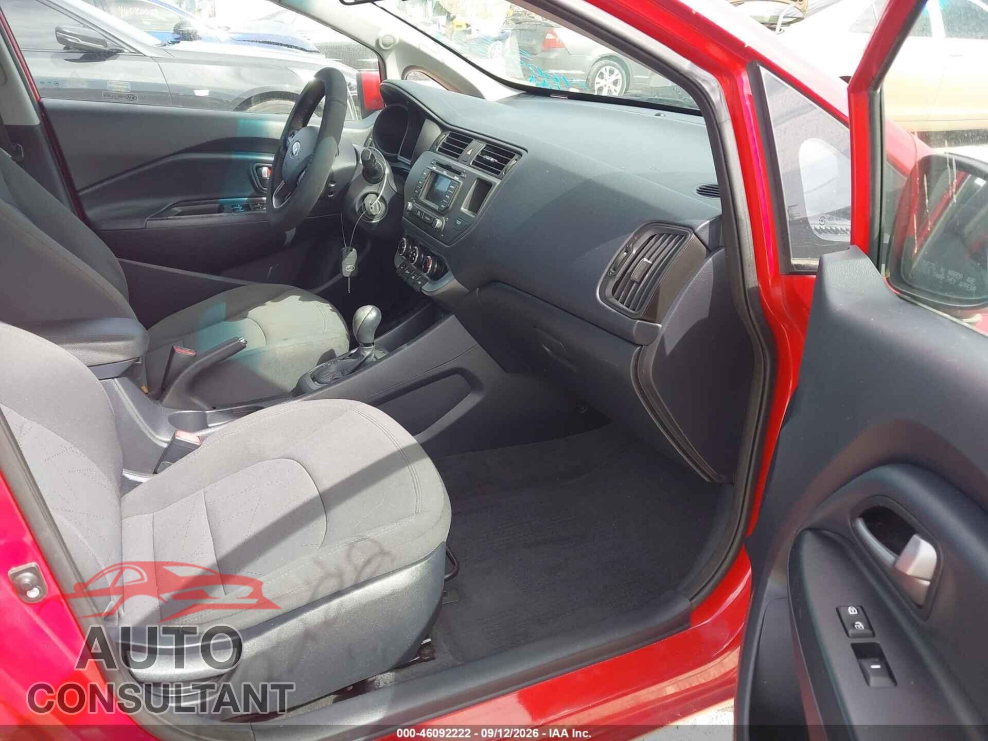 KIA RIO 2013 - KNADN5A37D6241465