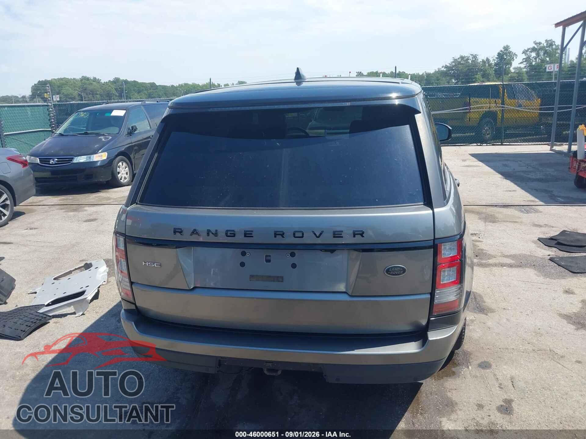 LAND ROVER RANGE ROVER 2017 - SALGS2FVXHA358969
