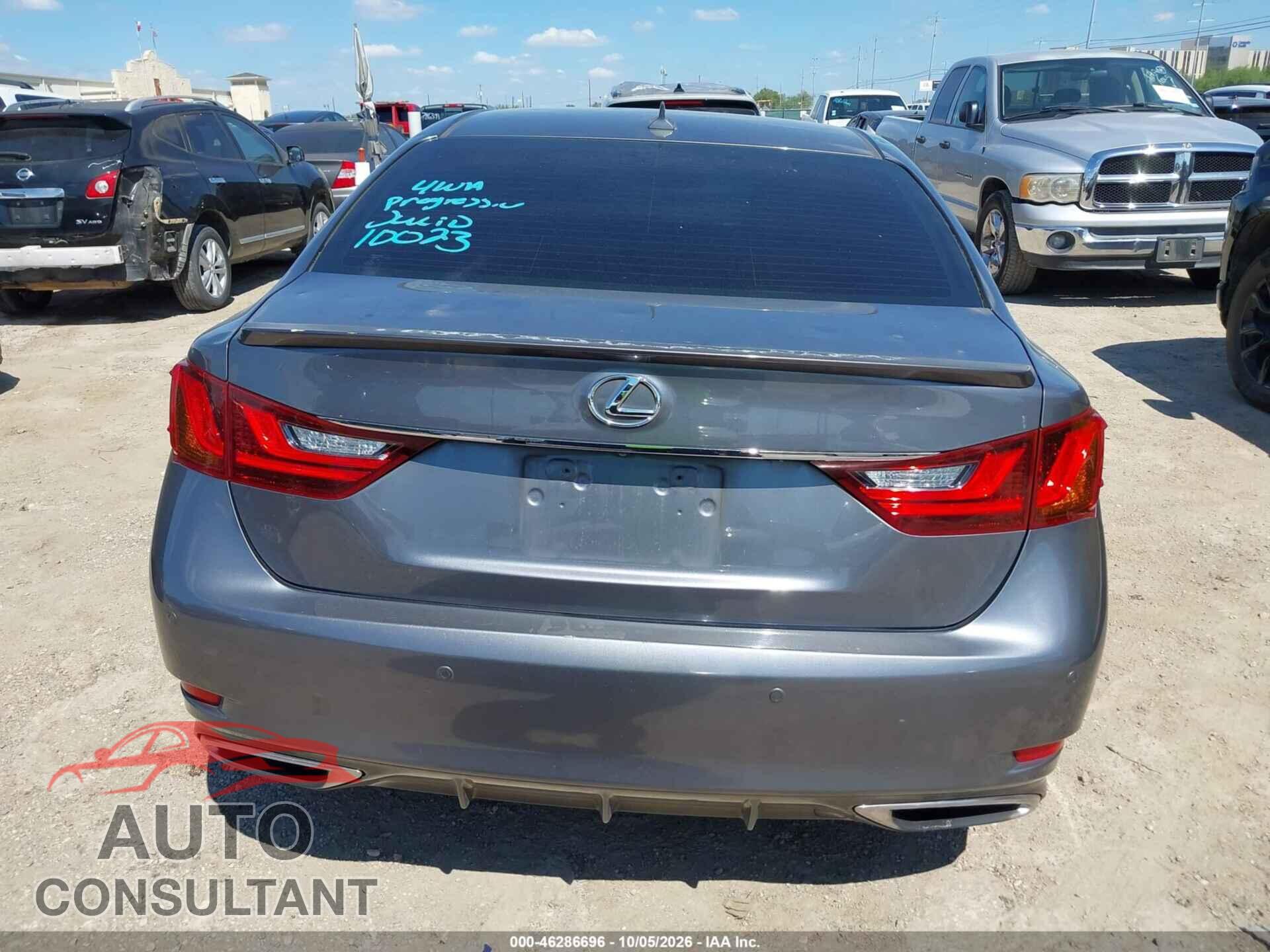 LEXUS GS 350 2013 - JTHBE1BL8D5010127