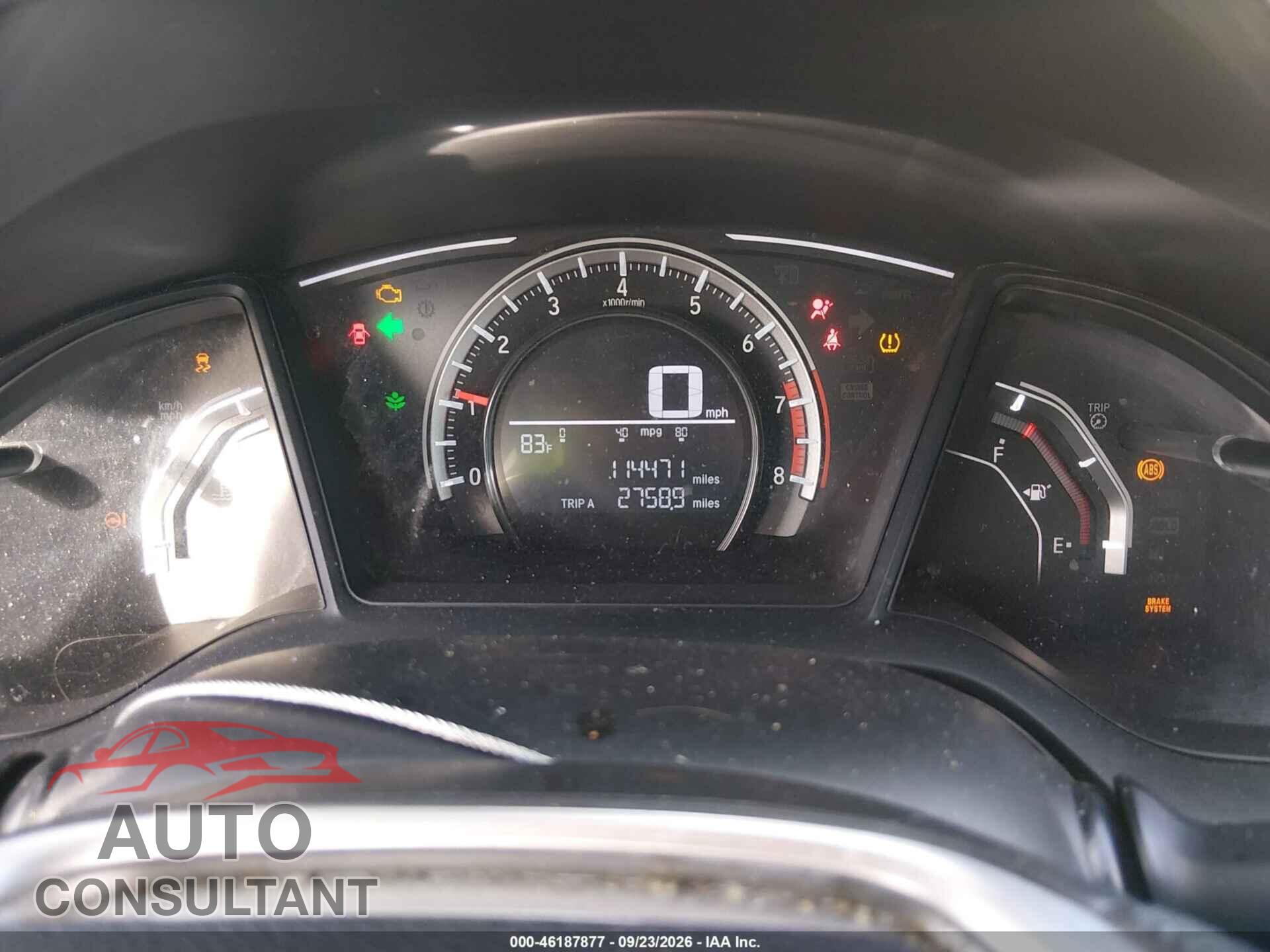 HONDA CIVIC 2017 - 19XFC2F50HE012796