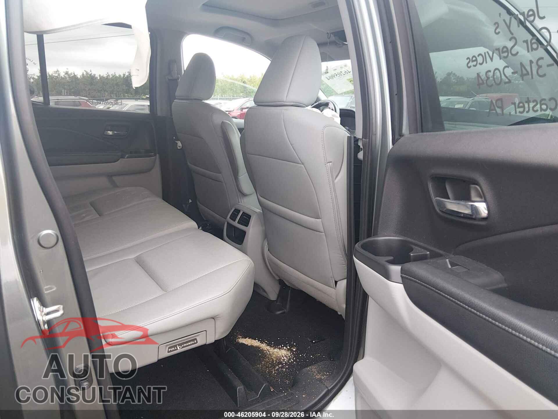 HONDA RIDGELINE 2017 - 5FPYK3F76HB032460