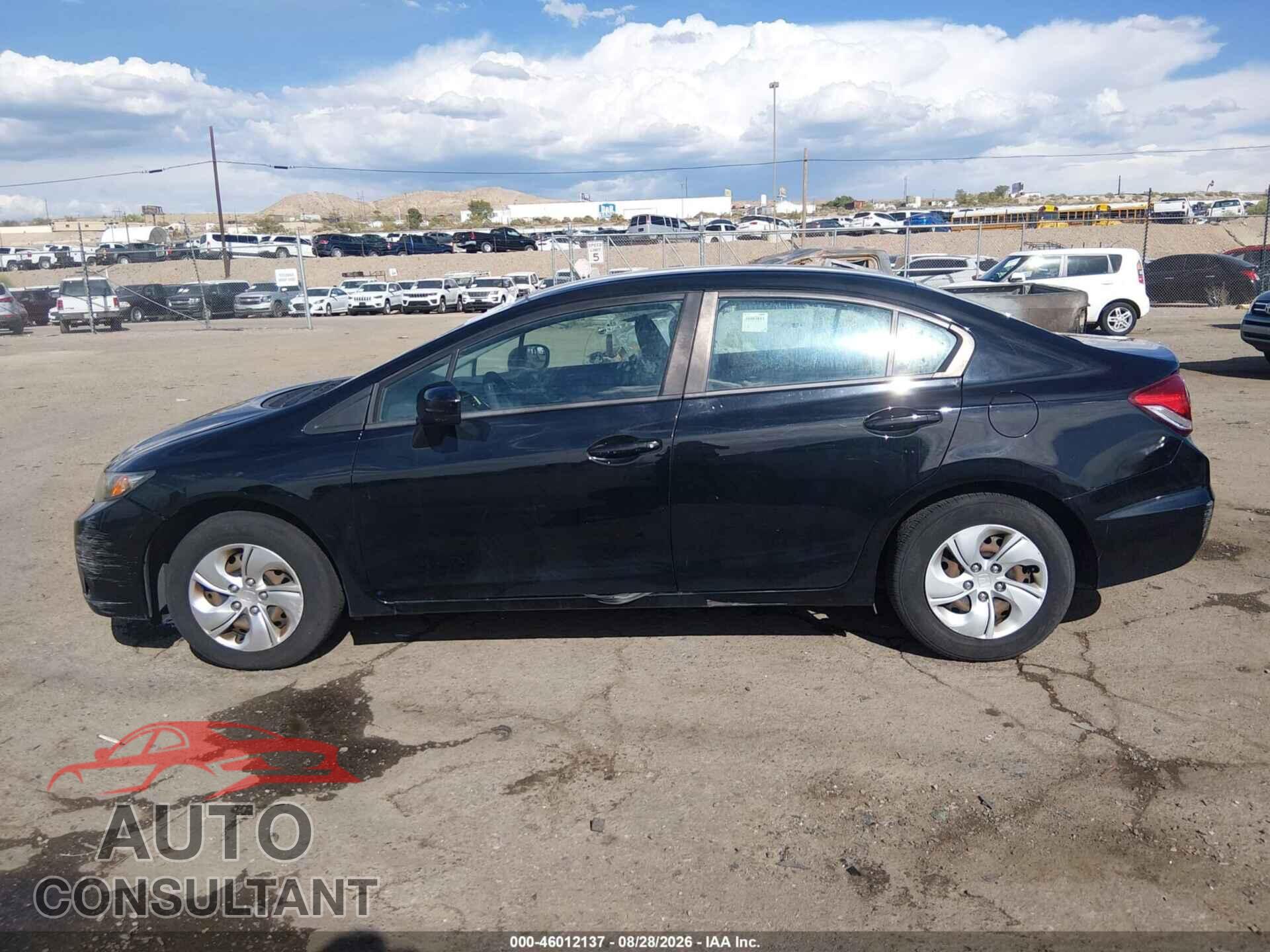 HONDA CIVIC 2014 - 19XFB2F57EE229647