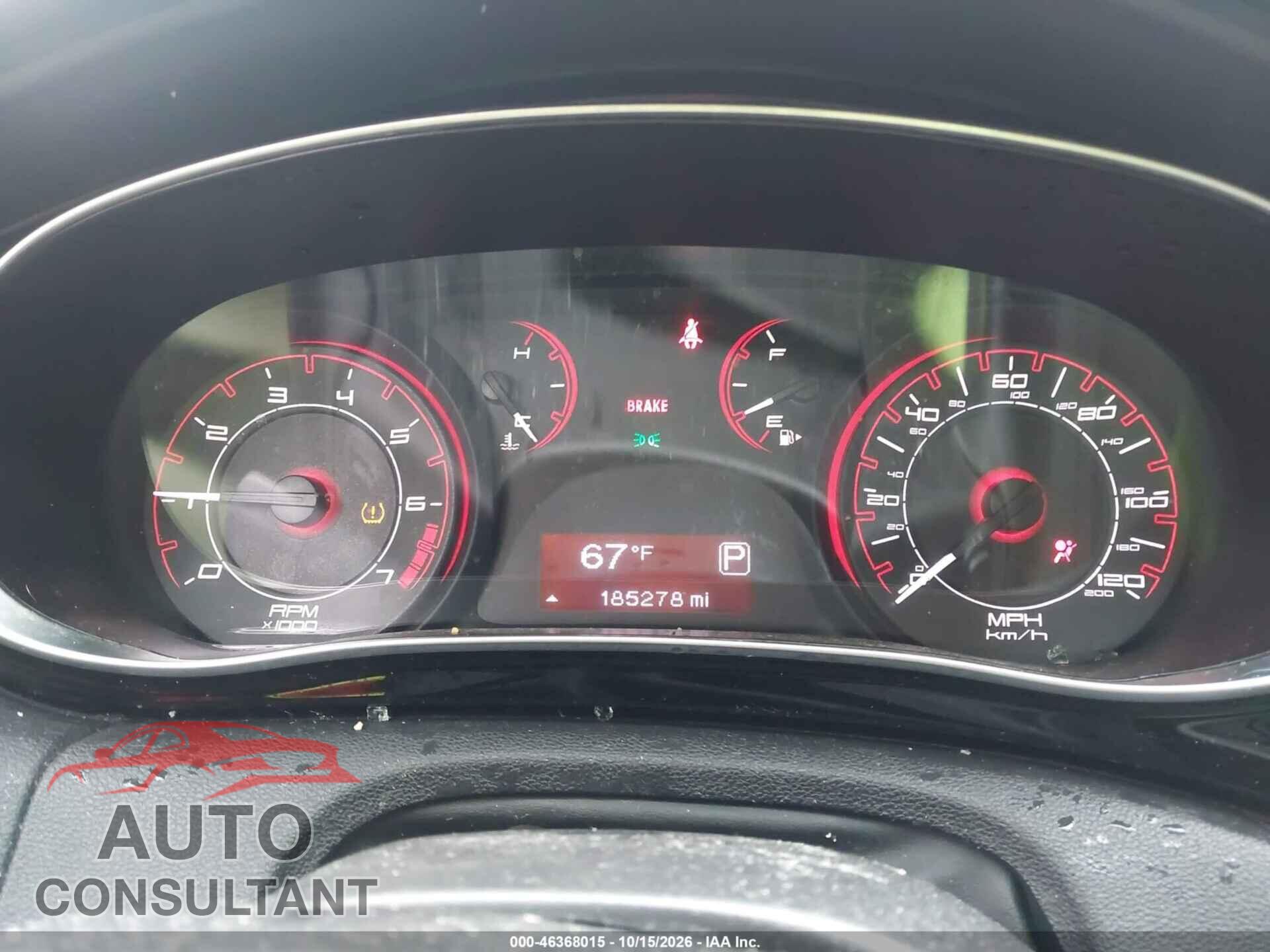 DODGE DART 2013 - 1C3CDFBA5DD117960