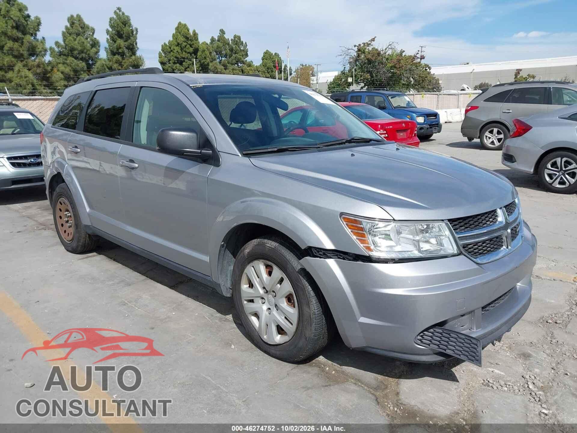 DODGE JOURNEY 2017 - 3C4PDCAB1HT609701