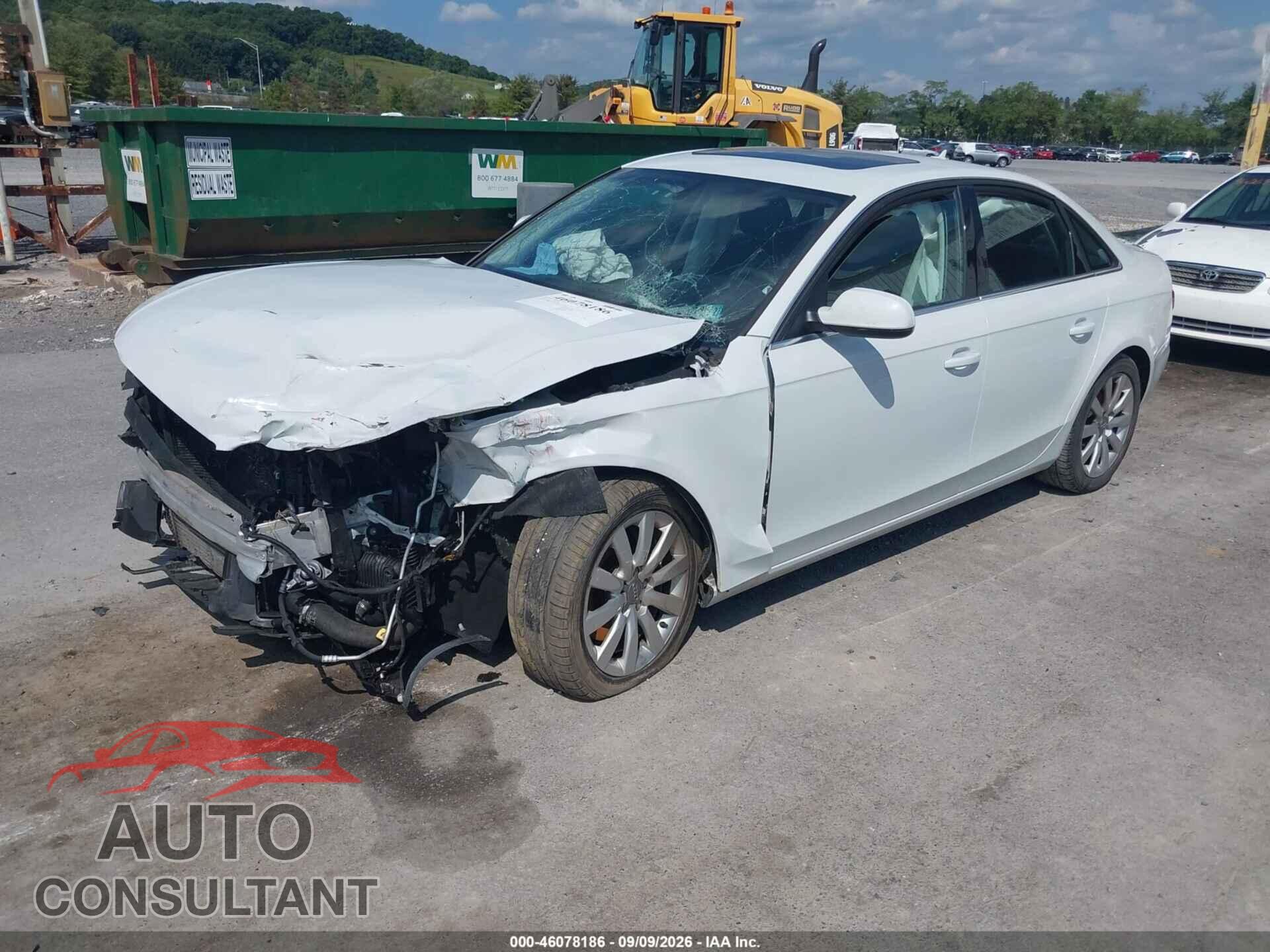 AUDI A4 2012 - WAUBFAFL0CN014614