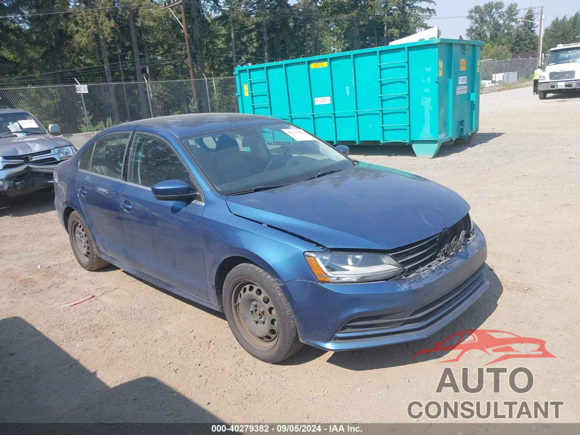 VOLKSWAGEN JETTA 2017 - 3VW2B7AJ9HM396082