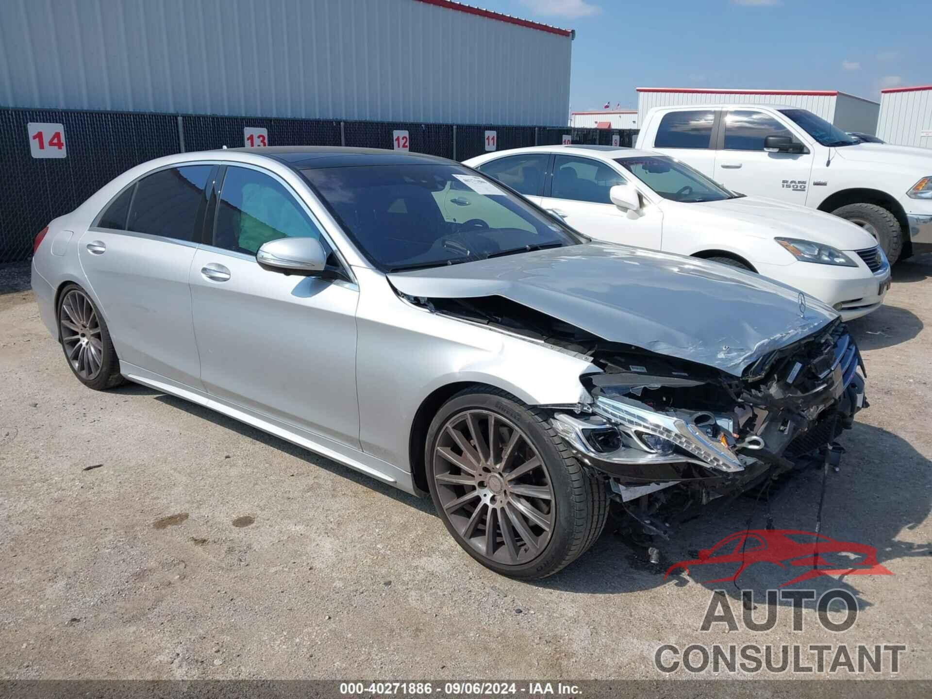 MERCEDES-BENZ S 550 2016 - WDDUG8CB2GA220940