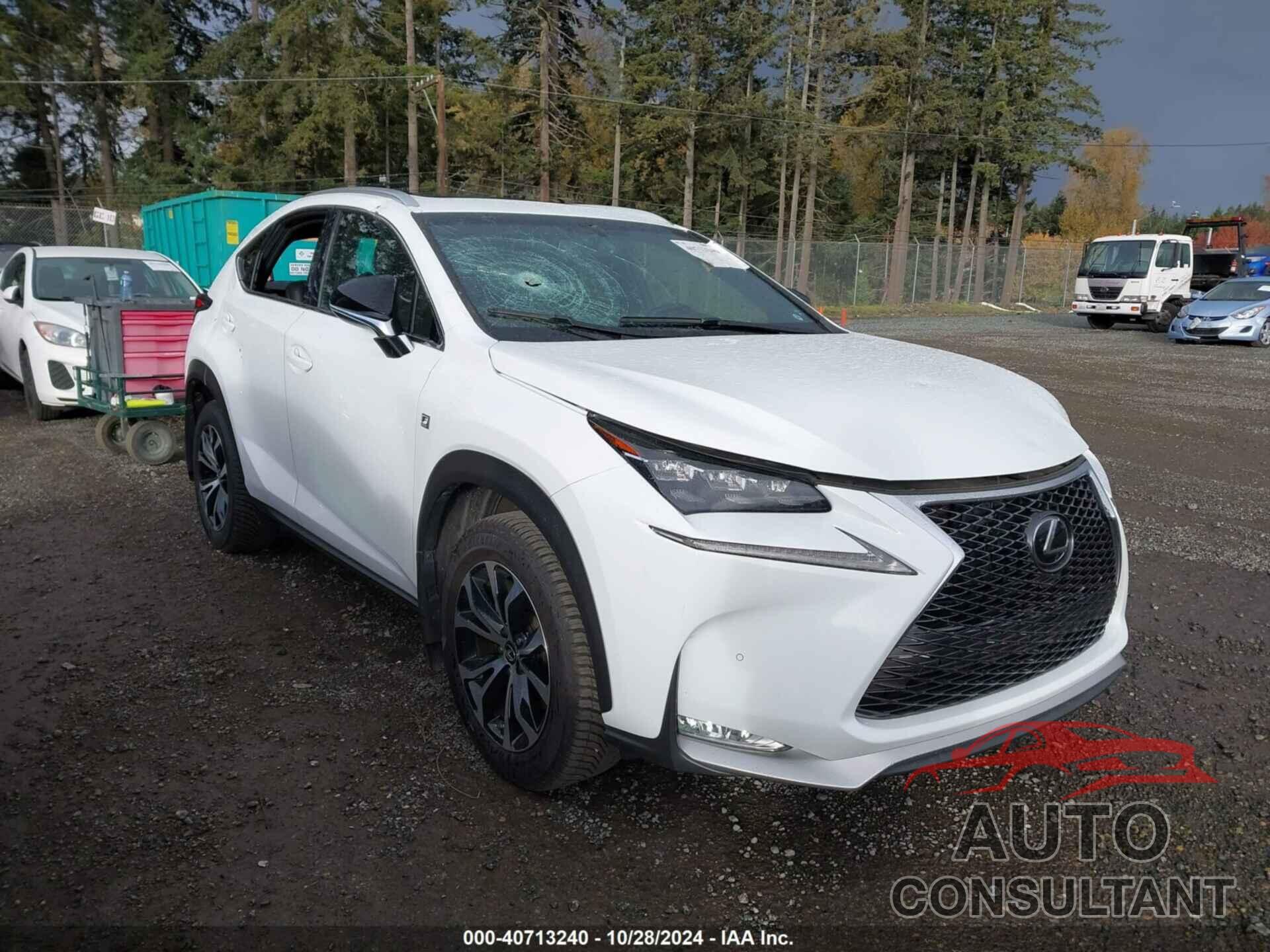 LEXUS NX 200T 2017 - JTJBARBZ4H2148087