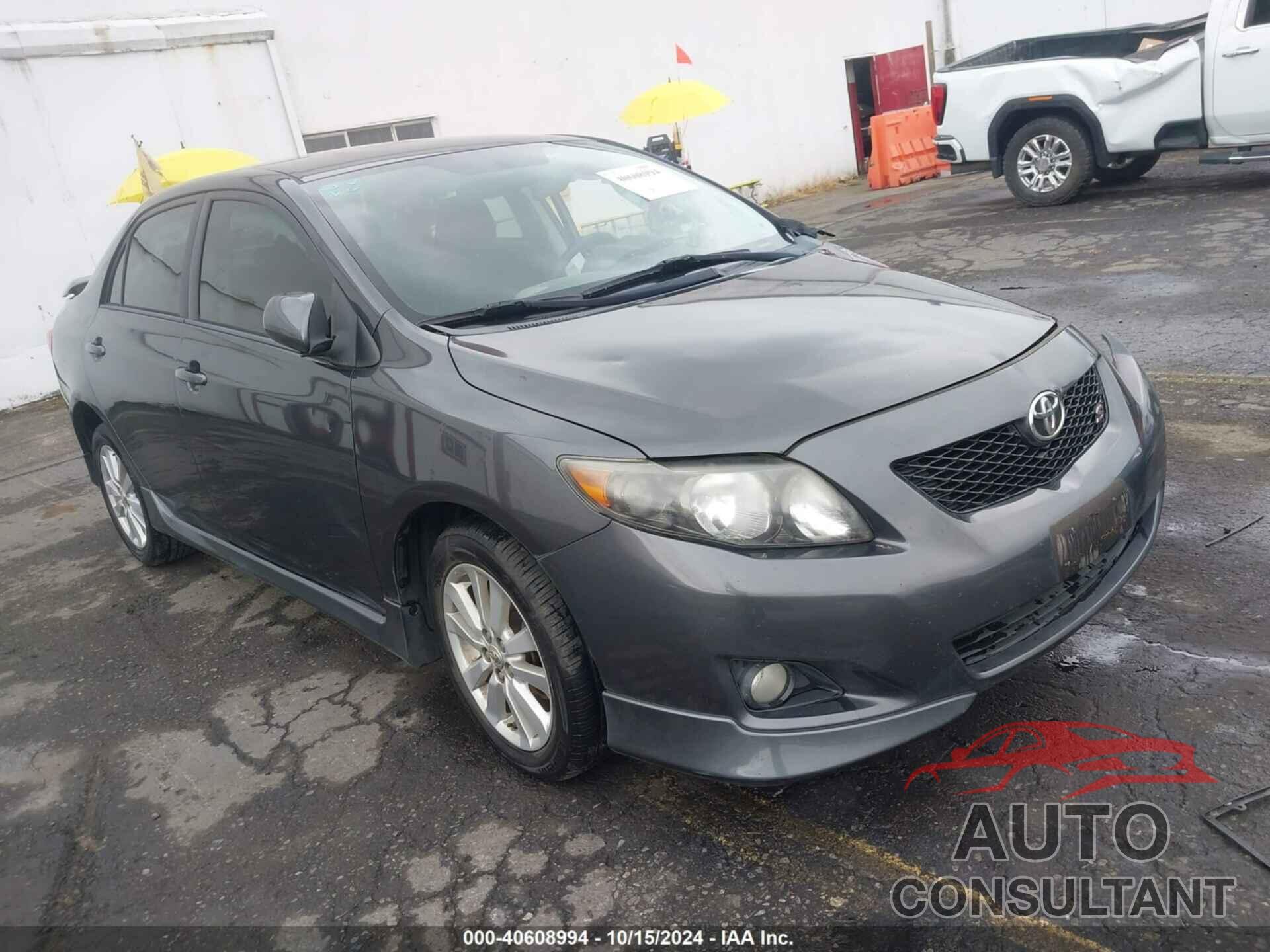 TOYOTA COROLLA 2009 - 1NXBU40E99Z110790