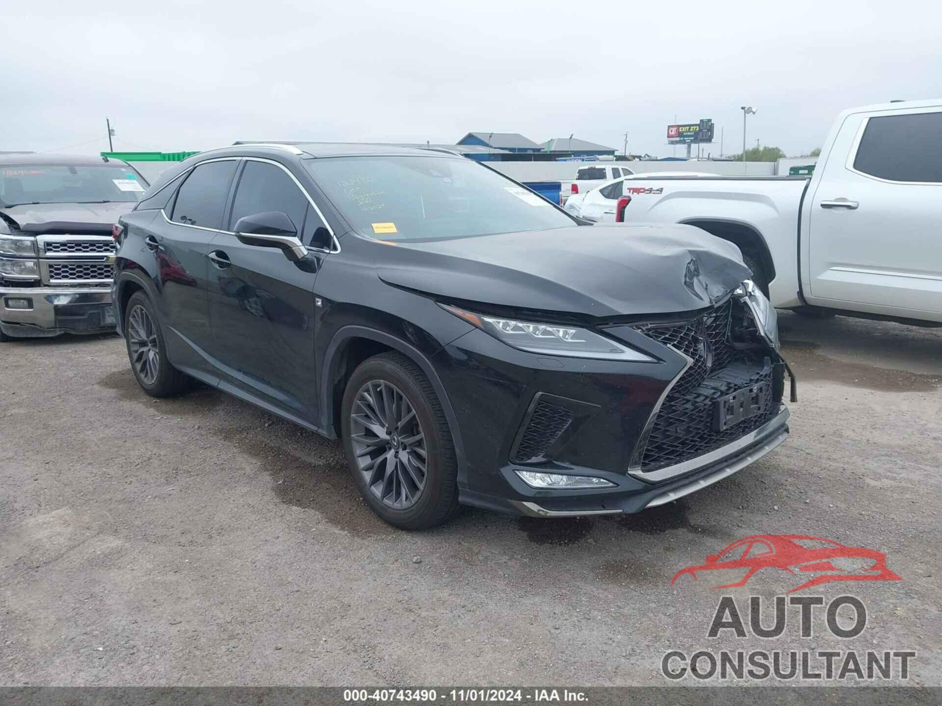 LEXUS RX 350 2022 - 2T2YZMDA2NC345428