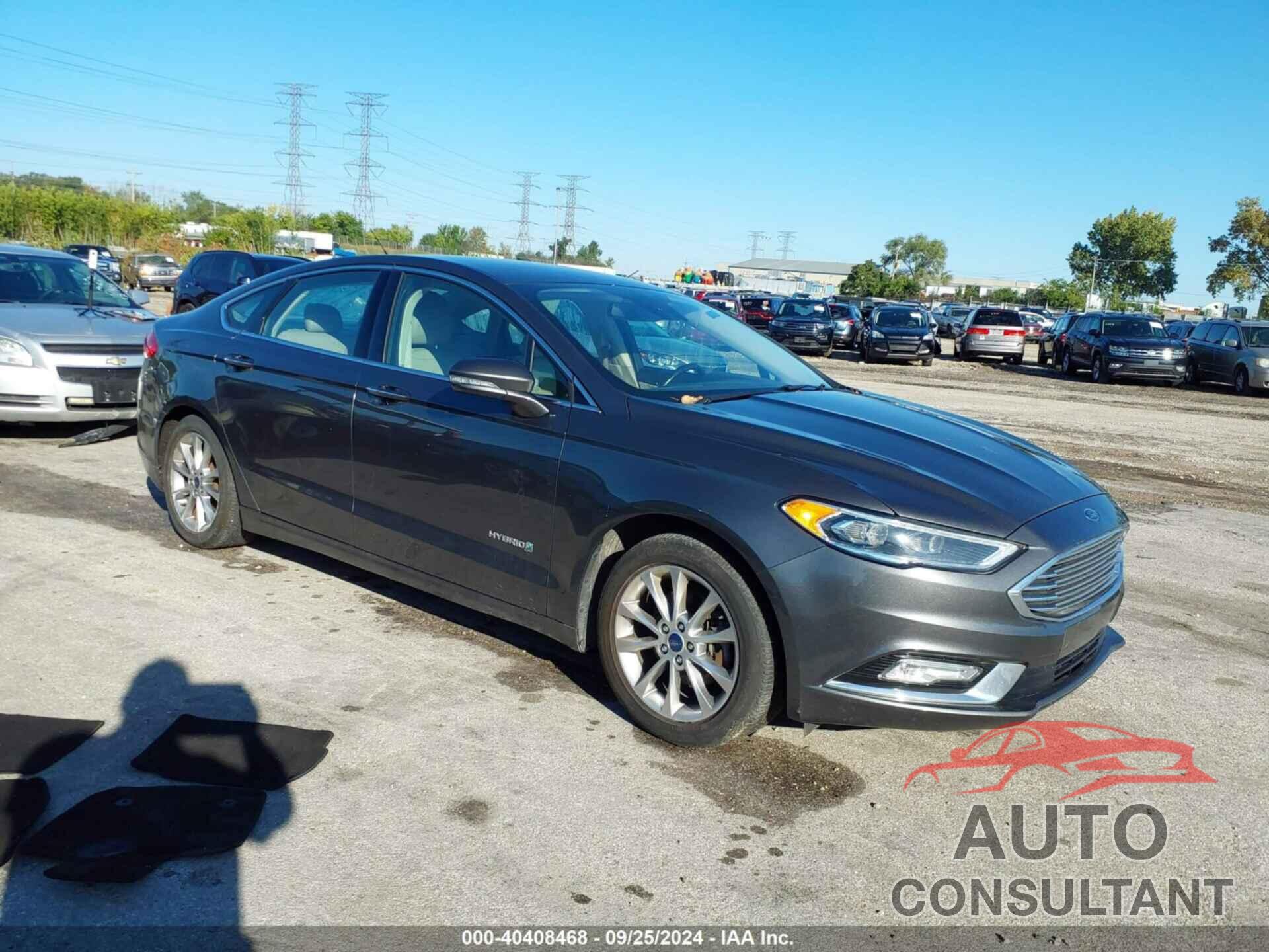 FORD FUSION HYBRID 2017 - 3FA6P0LU9HR123690