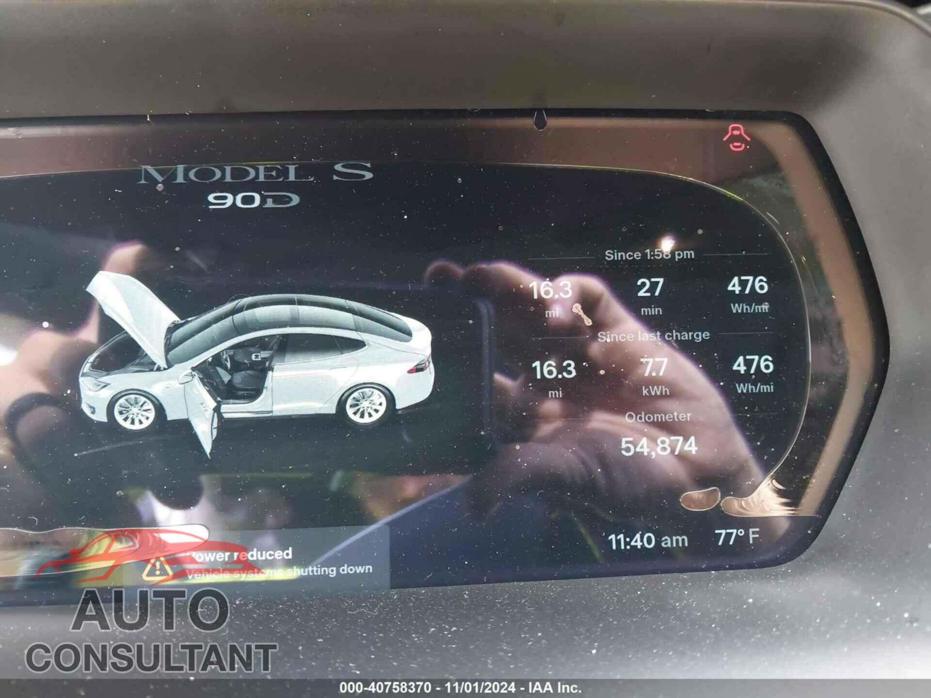 TESLA MODEL S 2015 - 5YJSA1E21FF119045