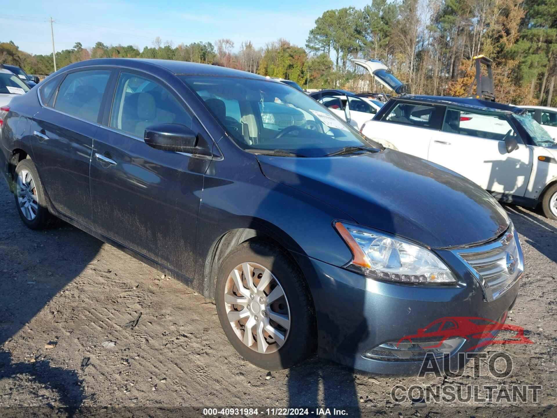 NISSAN SENTRA 2013 - 1N4AB7AP1DN900455