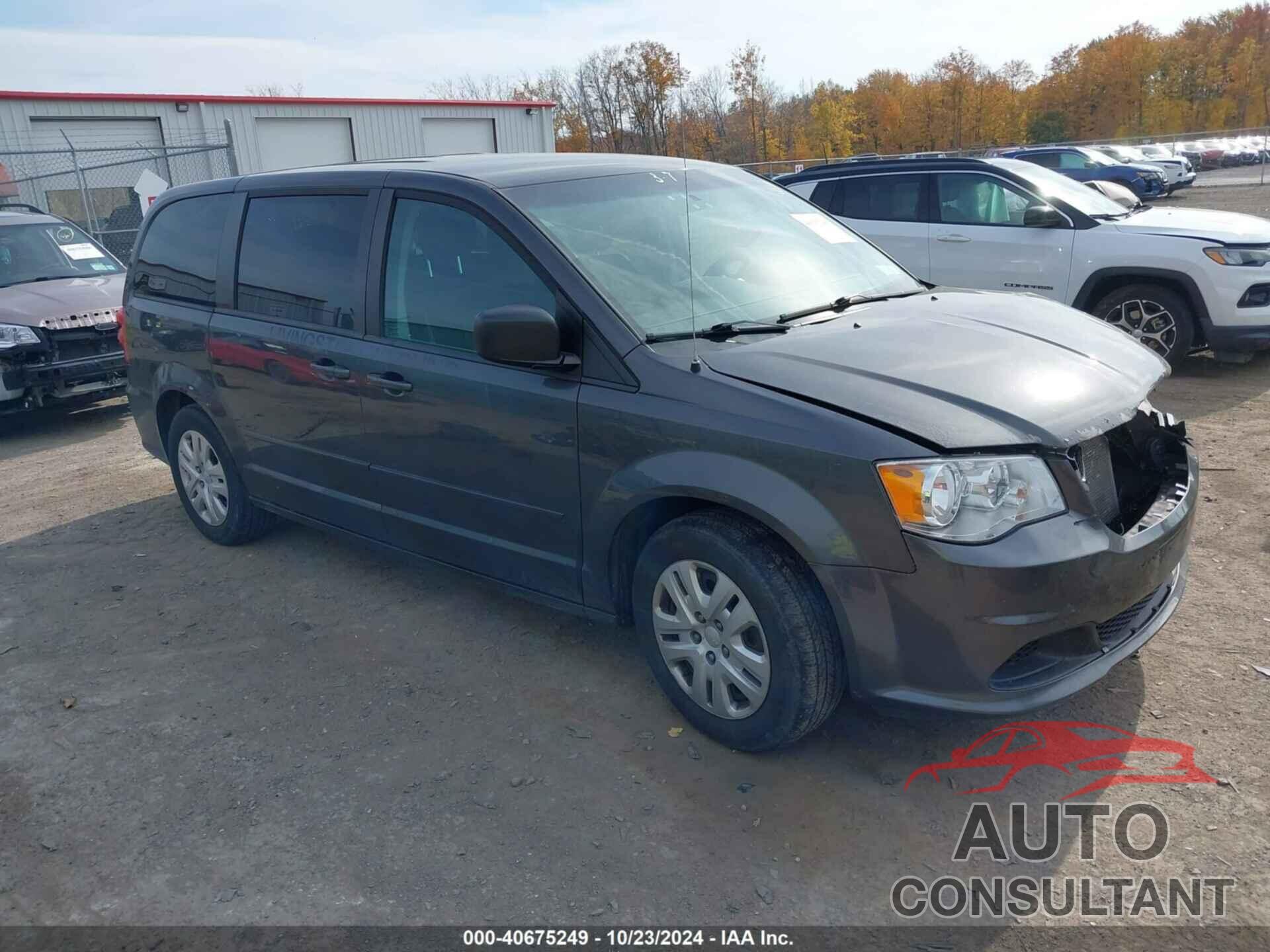 DODGE GRAND CARAVAN 2017 - 2C4RDGBG0HR856043