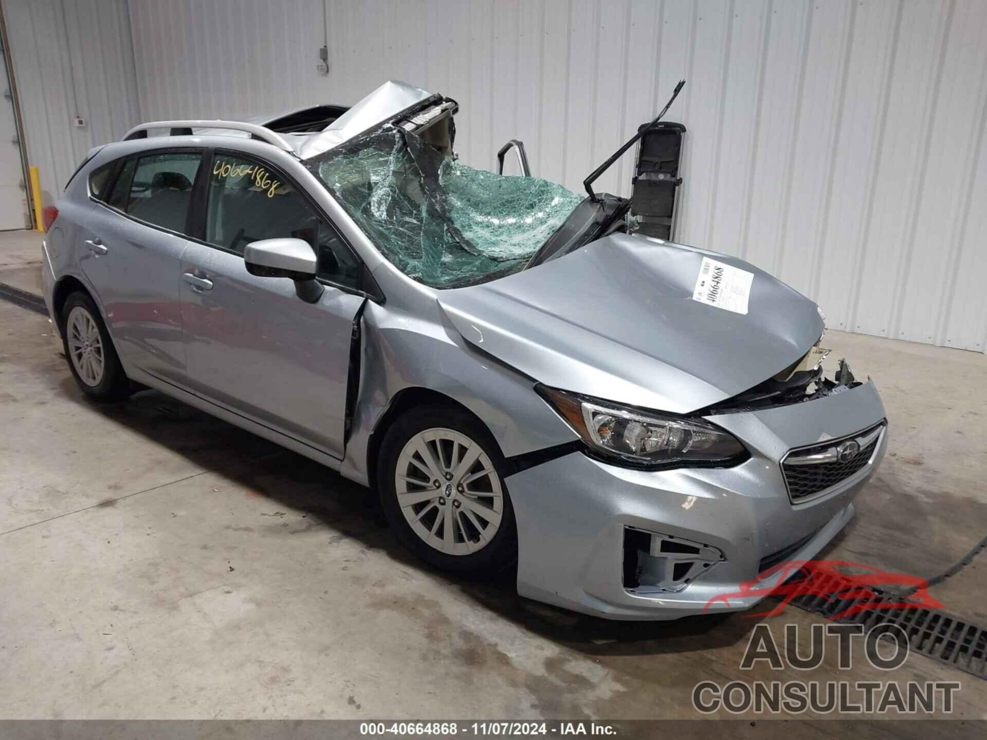 SUBARU IMPREZA 2018 - 4S3GTAD67J3724617