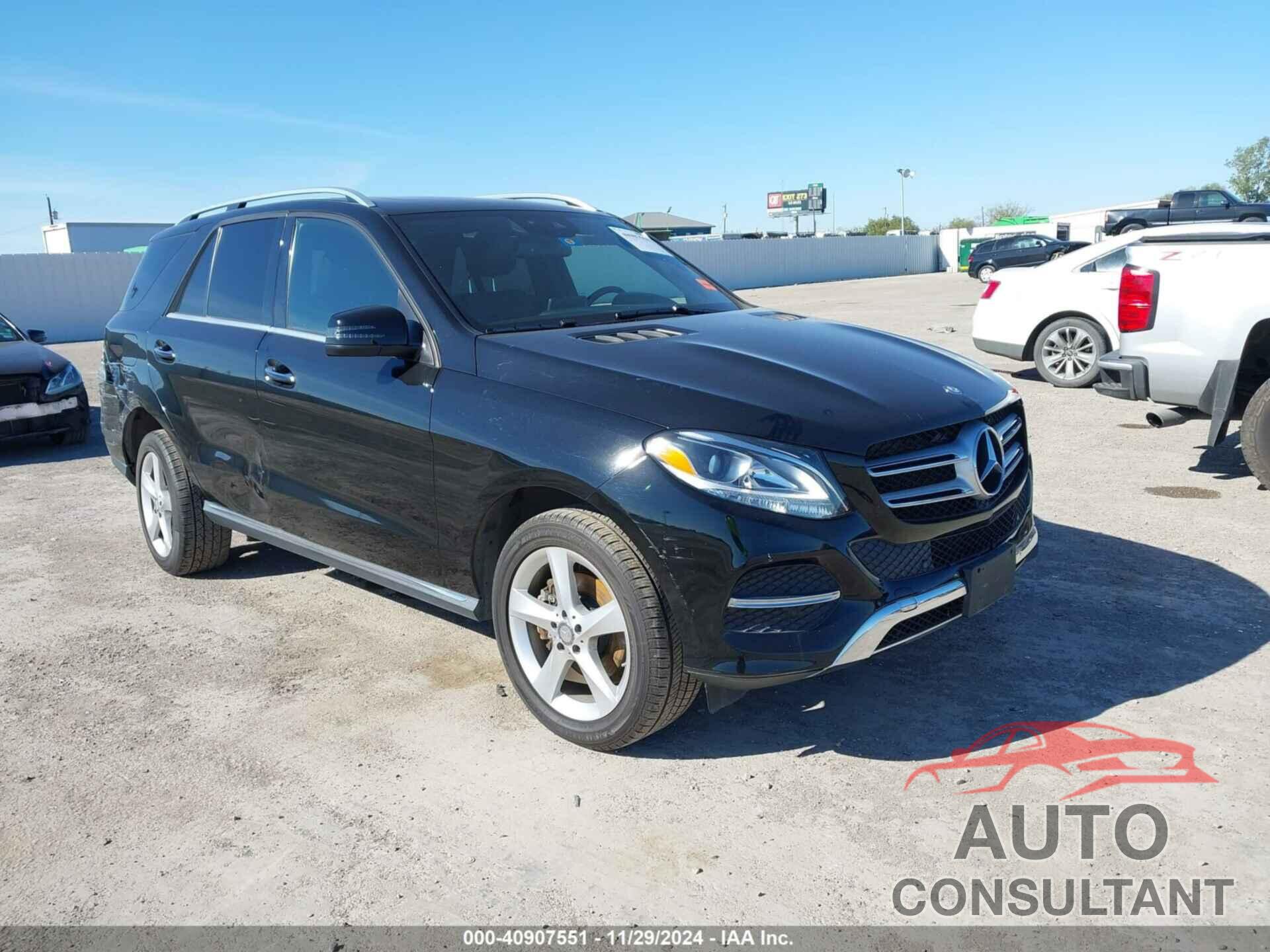 MERCEDES-BENZ GLE 350 2017 - 4JGDA5HB1HA830845