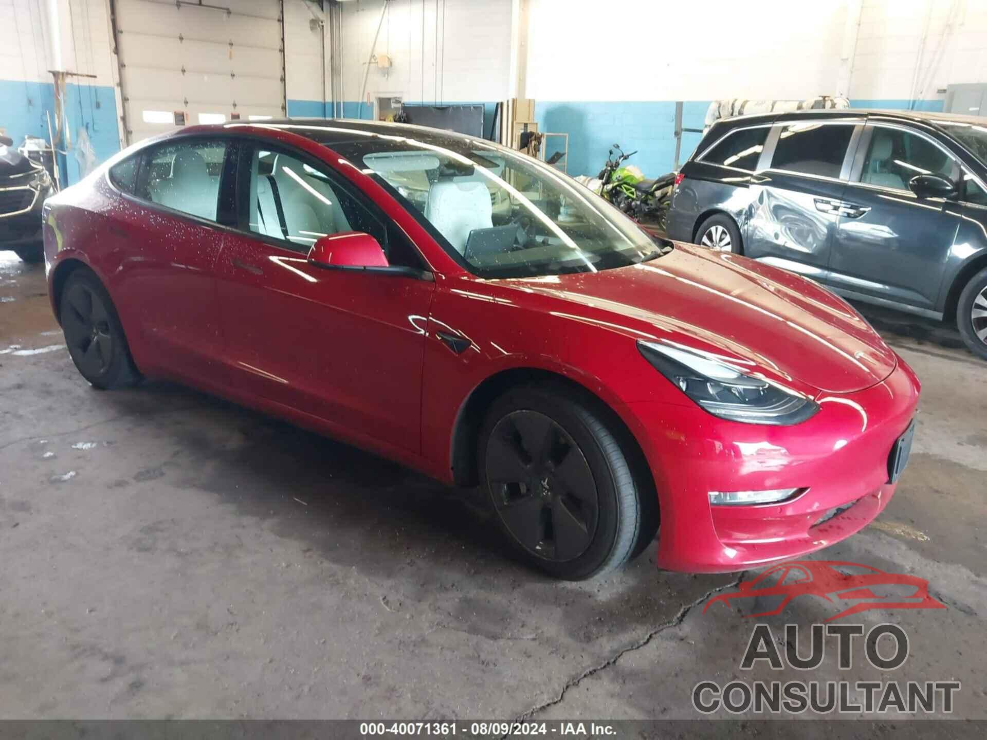 TESLA MODEL 3 2022 - 5YJ3E1EB8NF179220