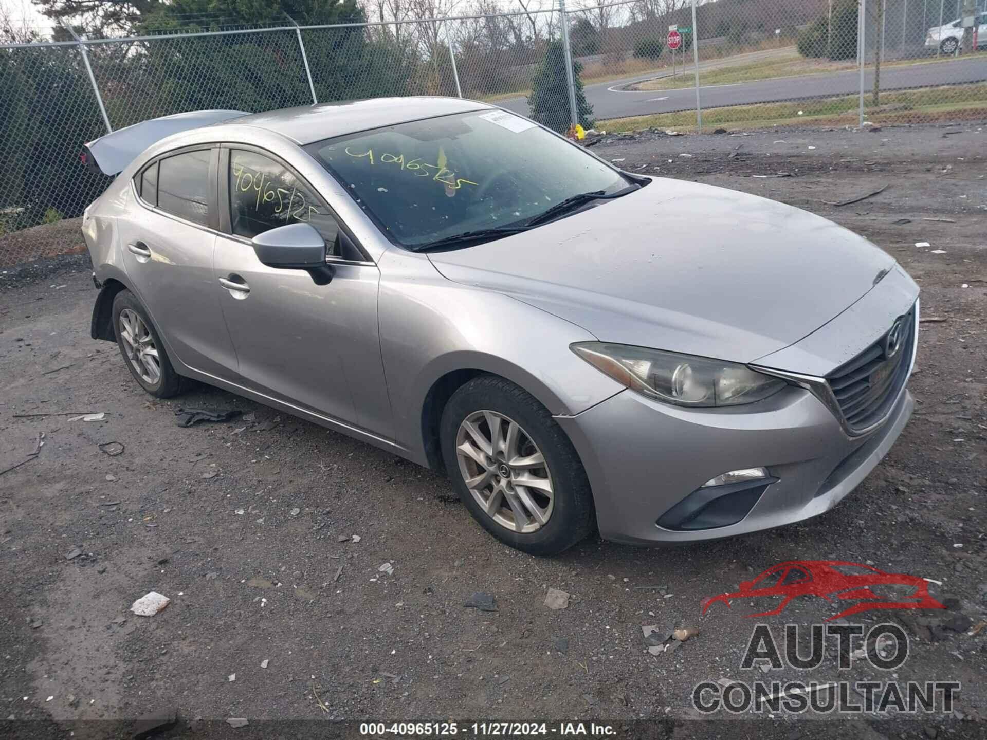 MAZDA MAZDA3 2014 - JM1BM1V7XE1145217