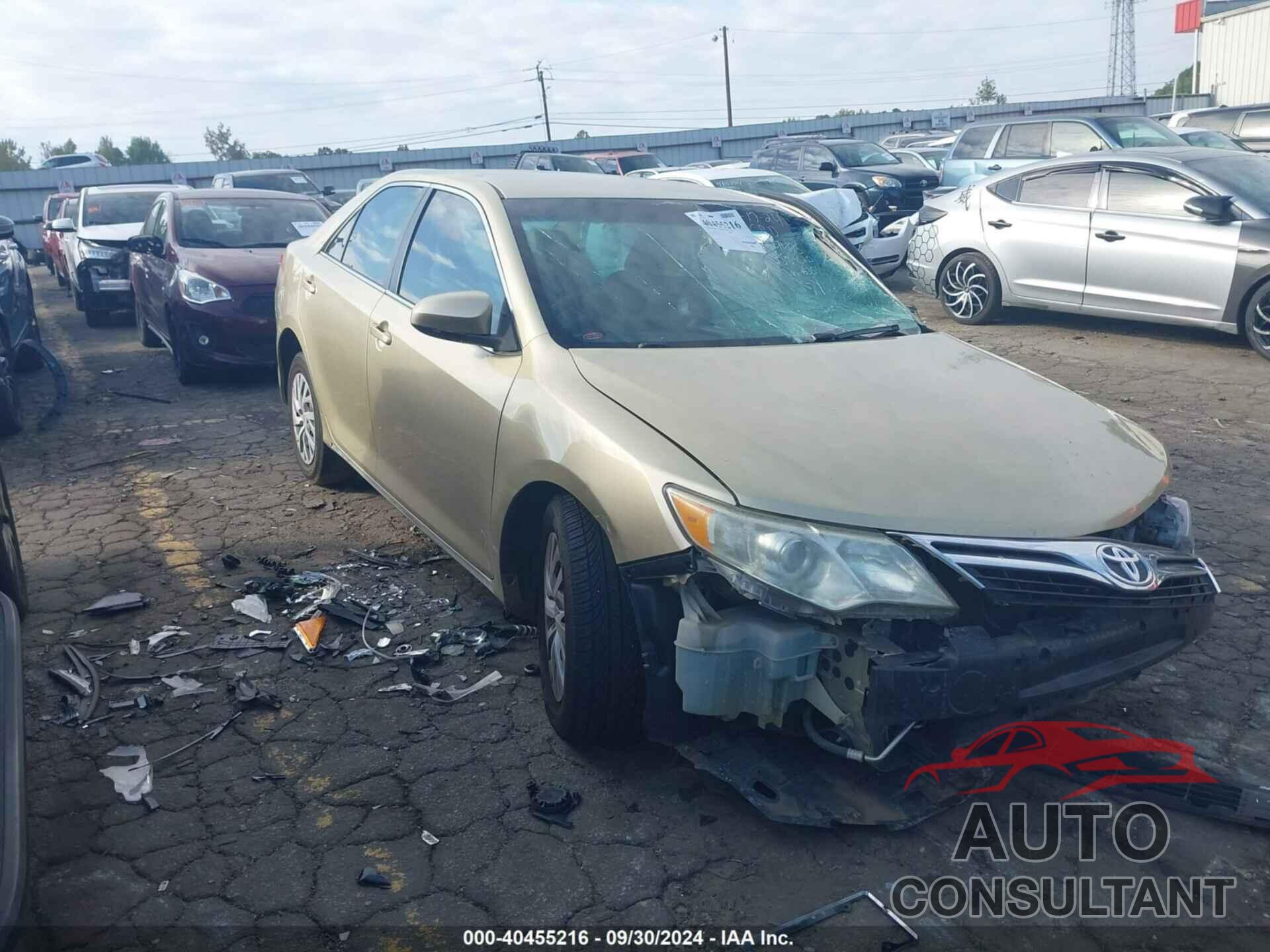 TOYOTA CAMRY 2012 - 4T4BF1FK1CR268351