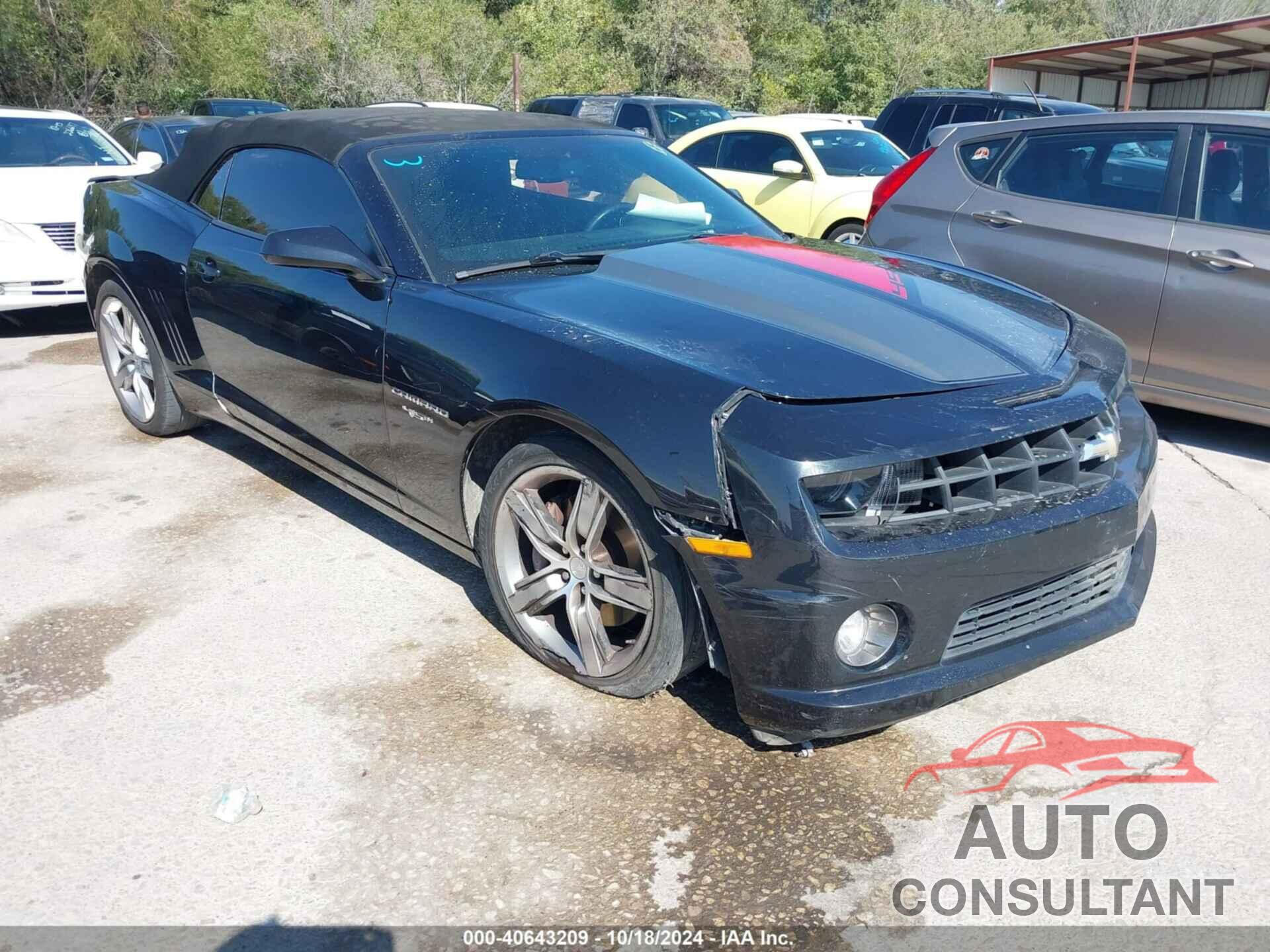 CHEVROLET CAMARO 2012 - 2G1FK3DJ6C9107968