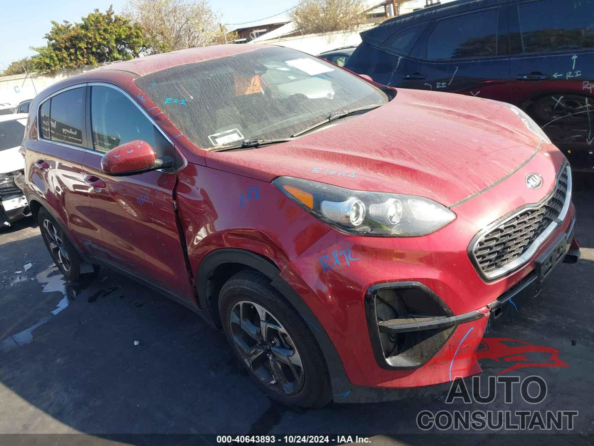 KIA SPORTAGE 2020 - KNDPM3AC4L7742393