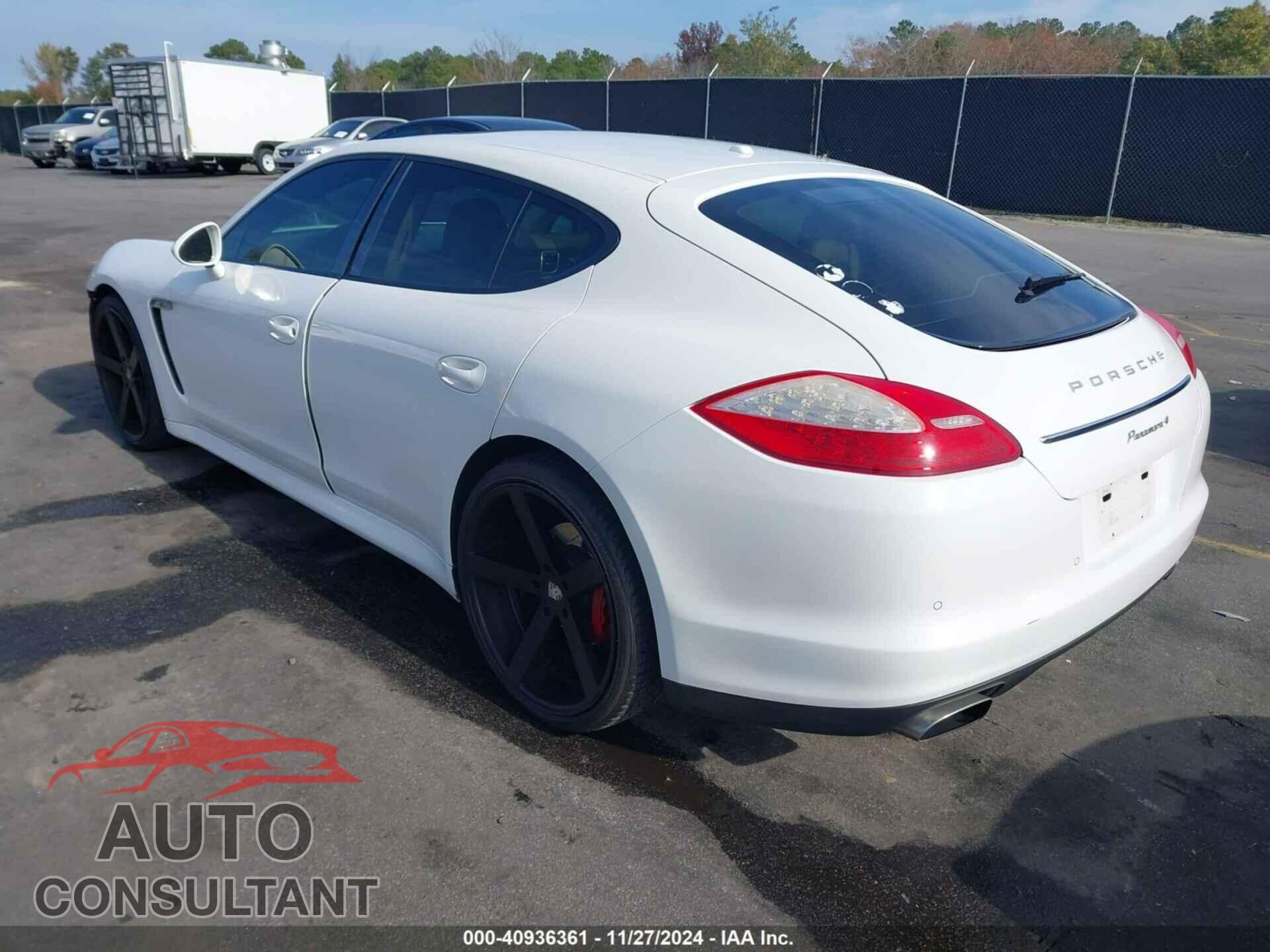 PORSCHE PANAMERA 2012 - WP0AA2A71CL017076