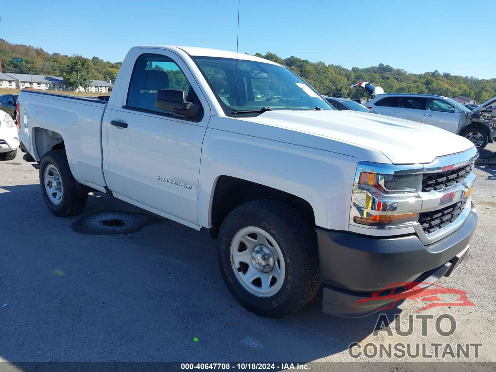CHEVROLET SILVERADO 1500 2016 - 1GCNCNEH6GZ207734