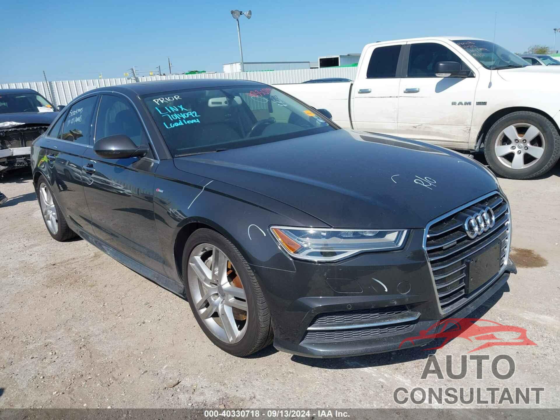 AUDI A6 2016 - WAUGFAFC7GN124460