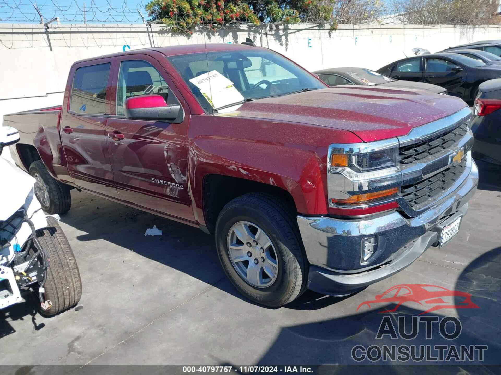 CHEVROLET SILVERADO 1500 2017 - 3GCPCREC6HG306253