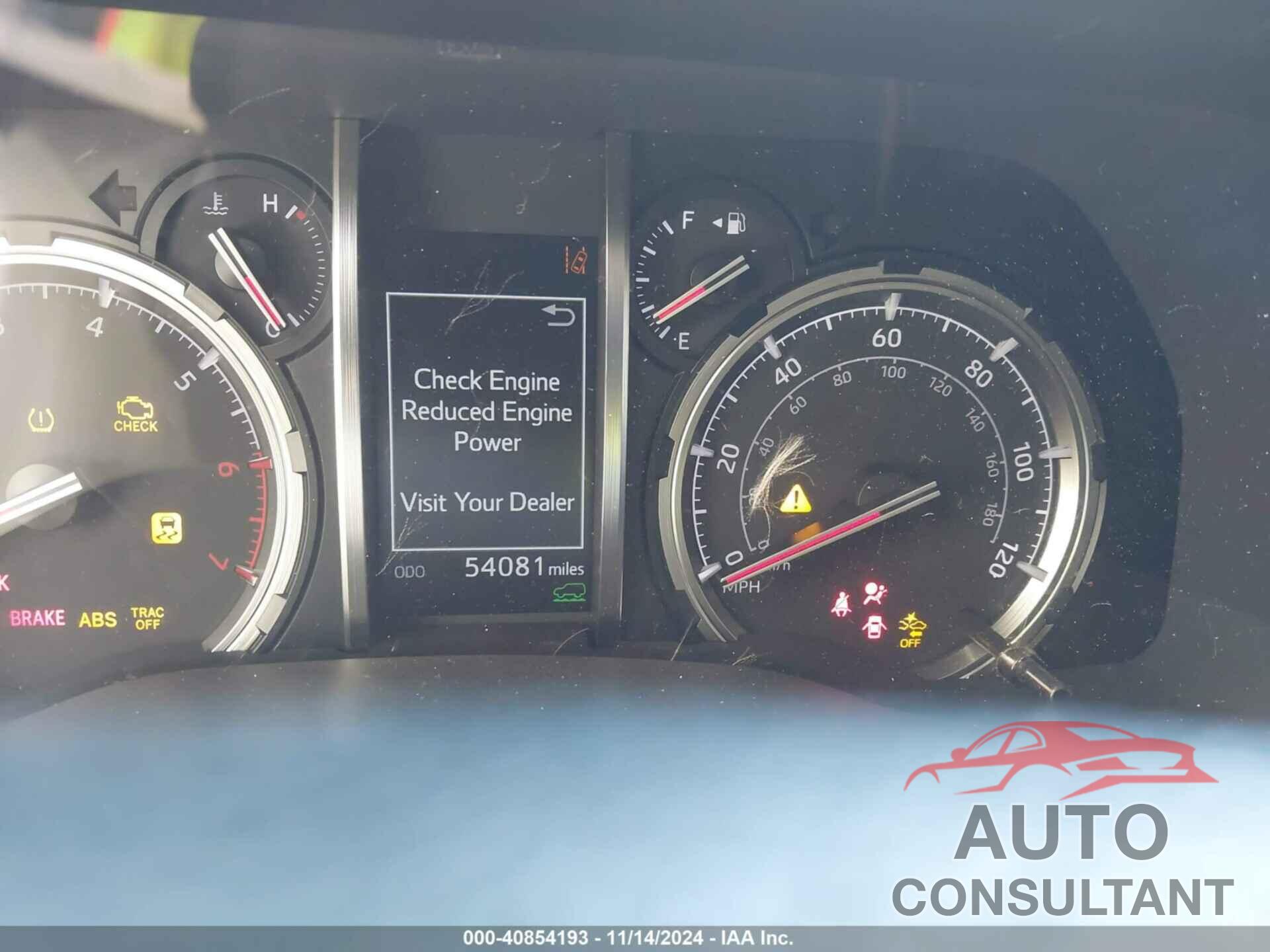 TOYOTA 4RUNNER 2021 - JTERU5JR0M5919622