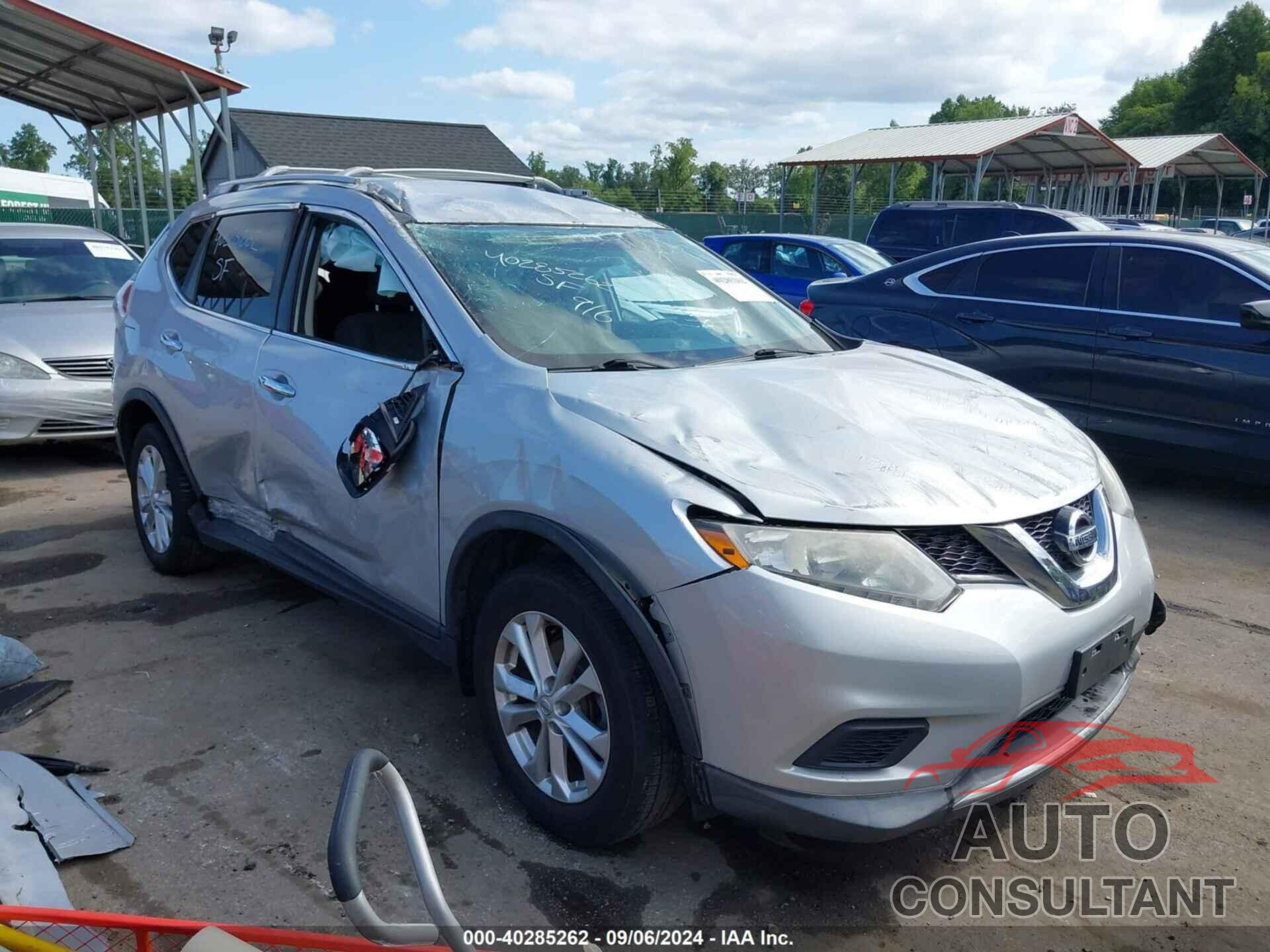 NISSAN ROGUE 2016 - KNMAT2MT2GP669268