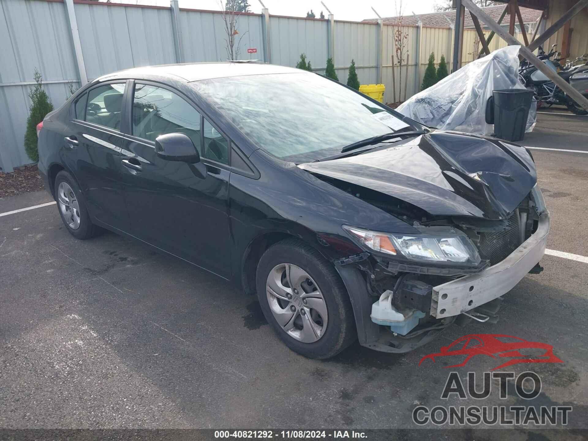 HONDA CIVIC 2013 - 19XFB2F56DE274545