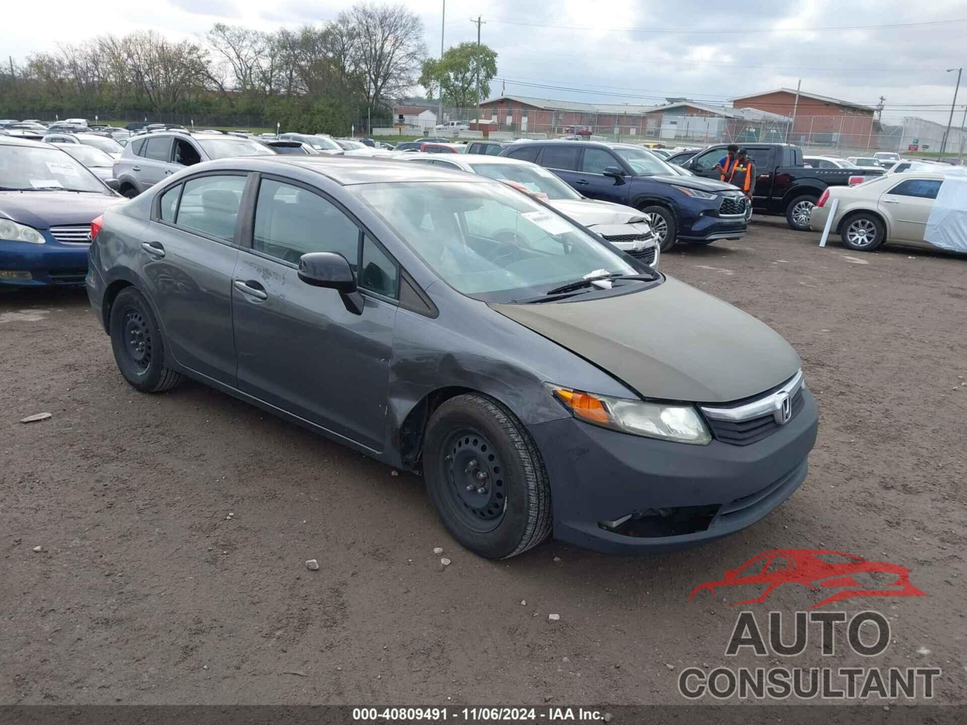 HONDA CIVIC 2012 - 19XFB2F52CE056827