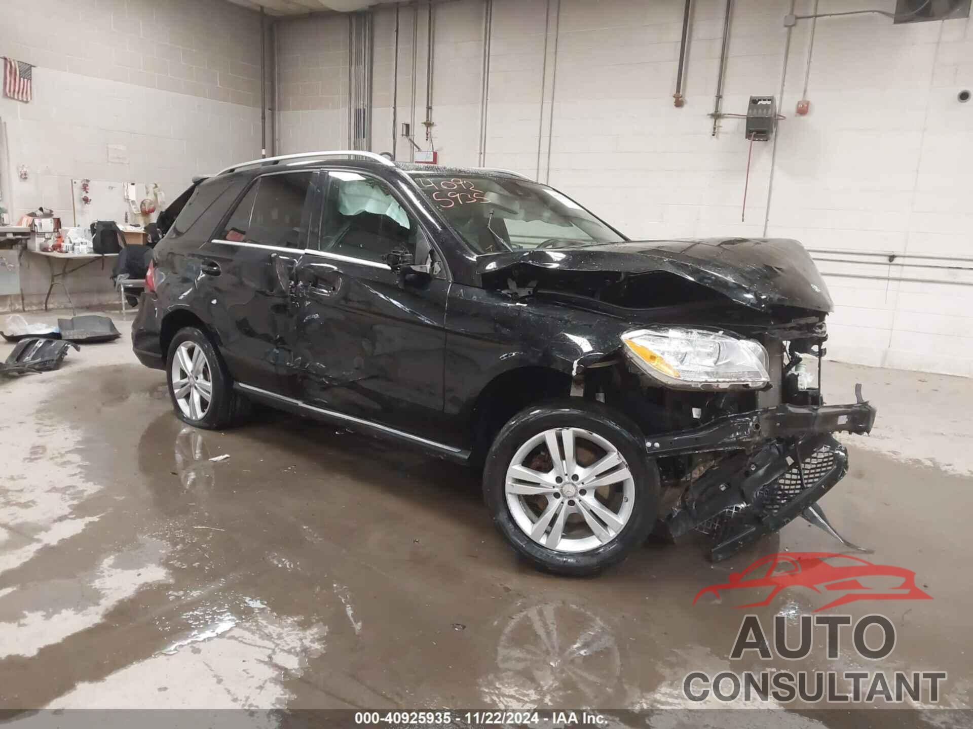 MERCEDES-BENZ ML 350 2015 - 4JGDA5HB7FA536542