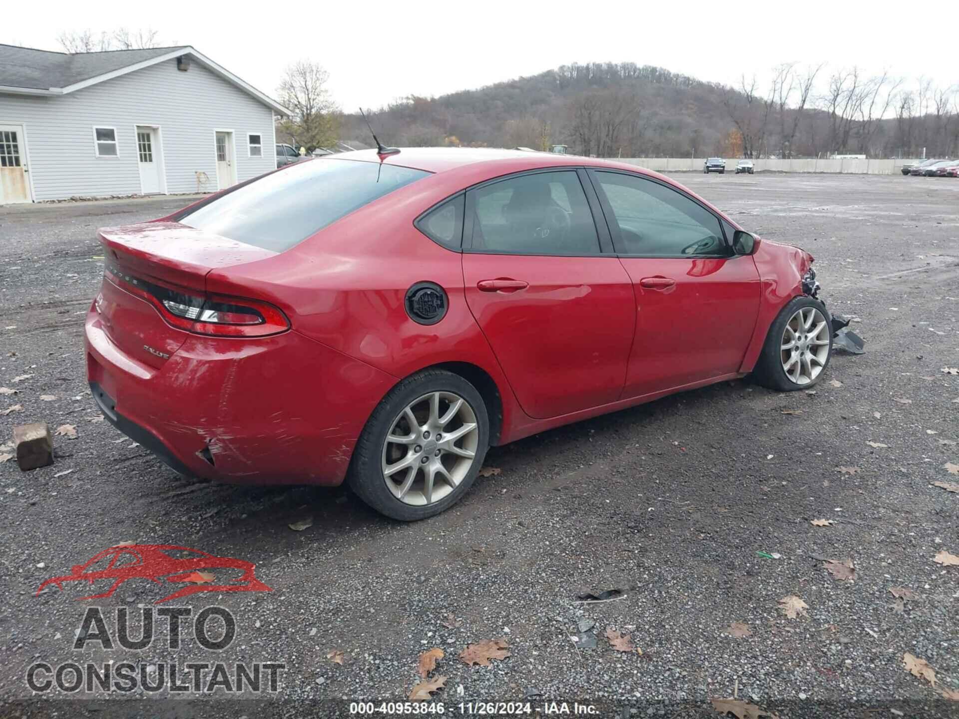 DODGE DART 2013 - 1C3CDFBA8DD107200