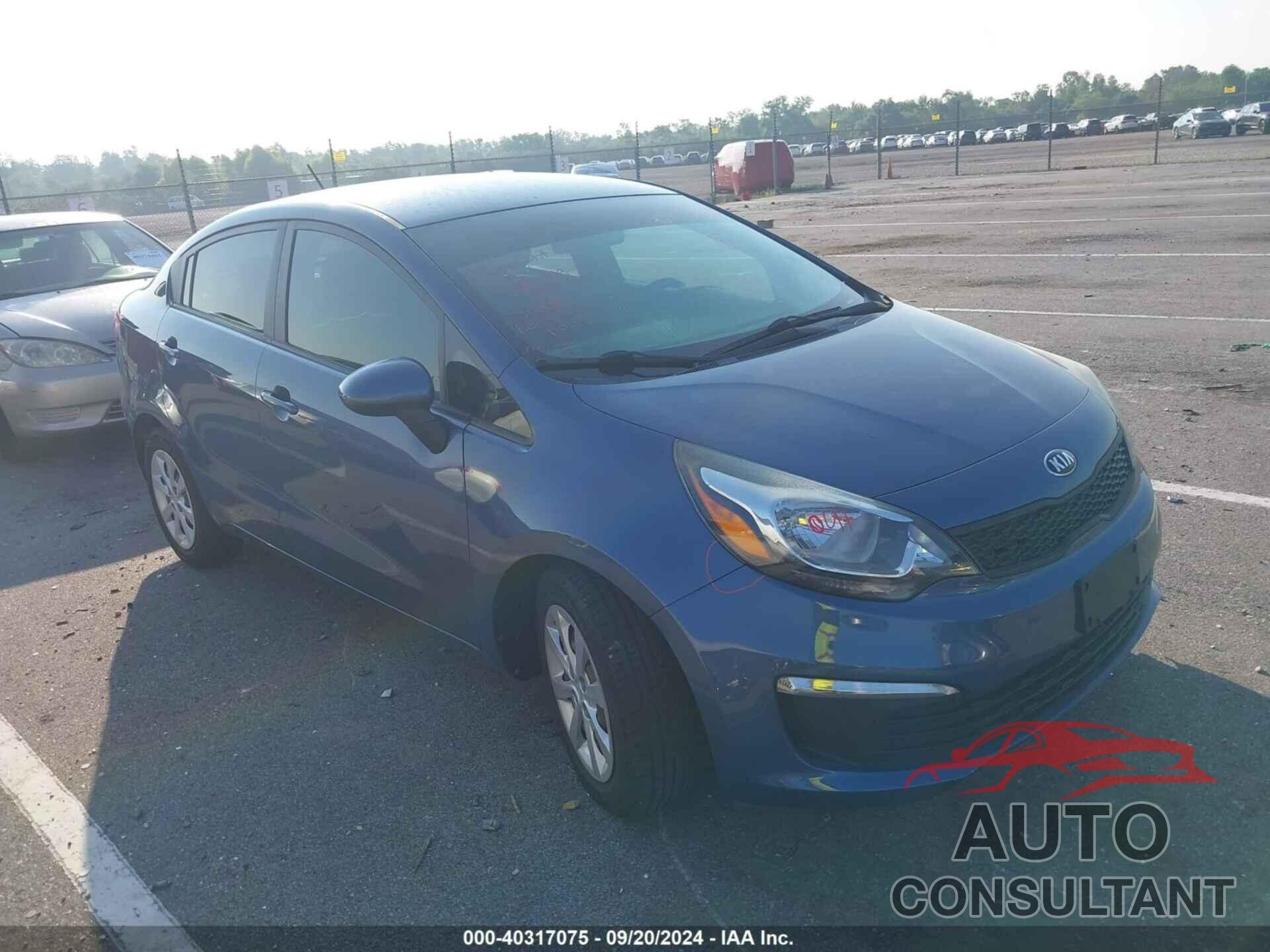 KIA RIO 2016 - KNADM4A31G6625789