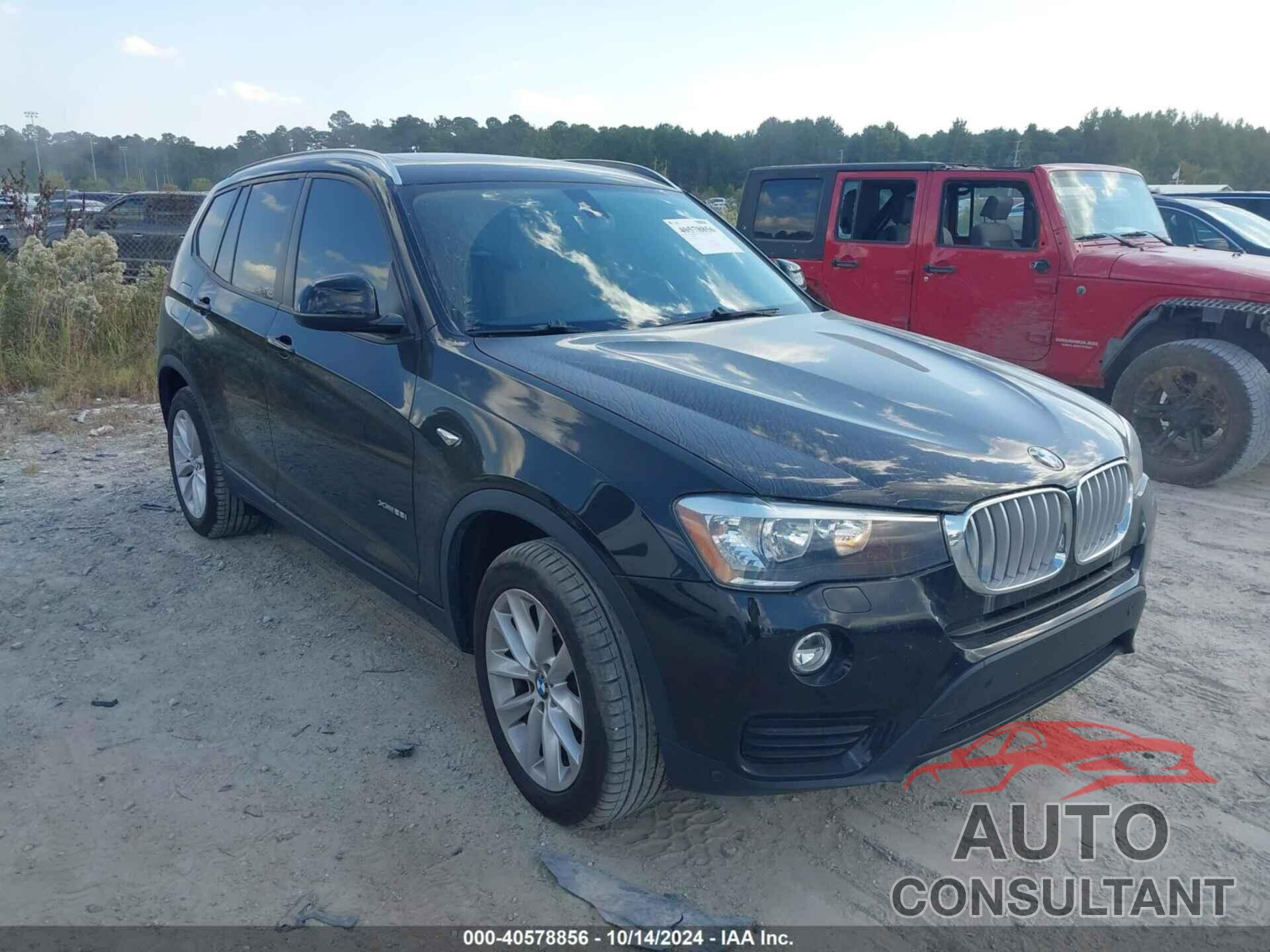 BMW X3 2017 - 5UXWX9C38H0W75847