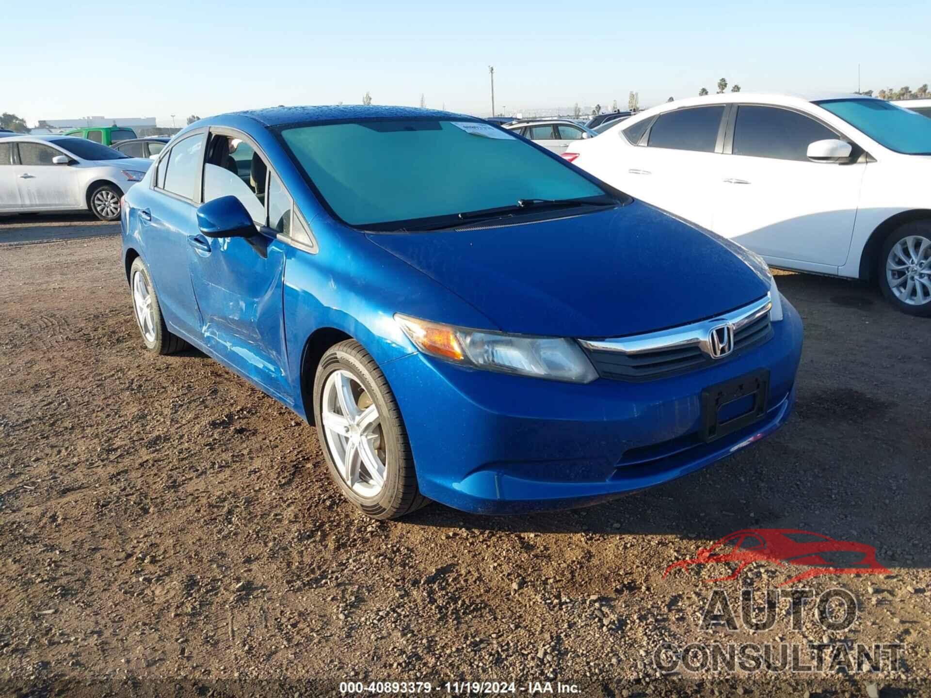 HONDA CIVIC 2012 - 19XFB2F59CE304801