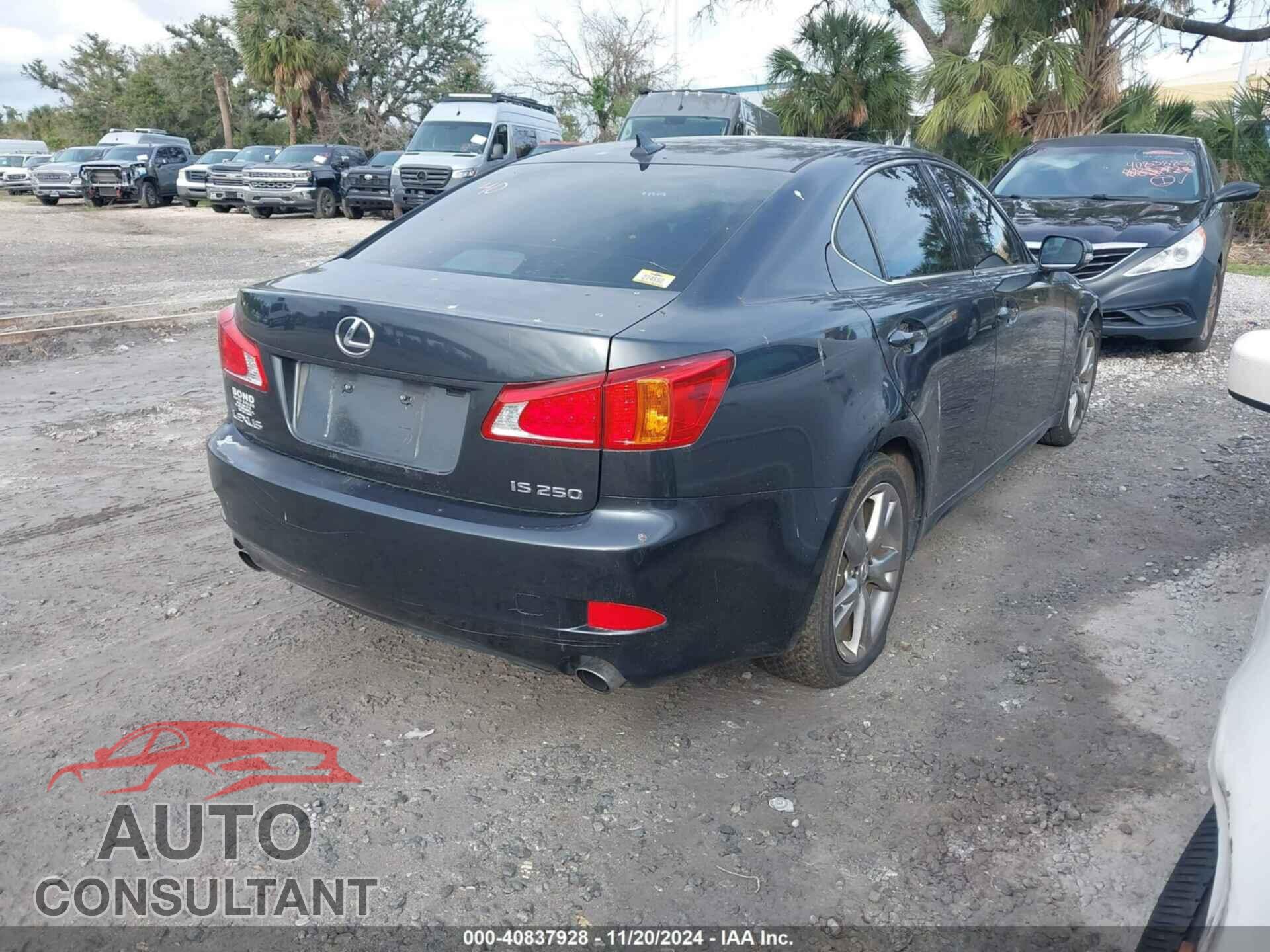 LEXUS IS 250 2010 - JTHBF5C24A5110568
