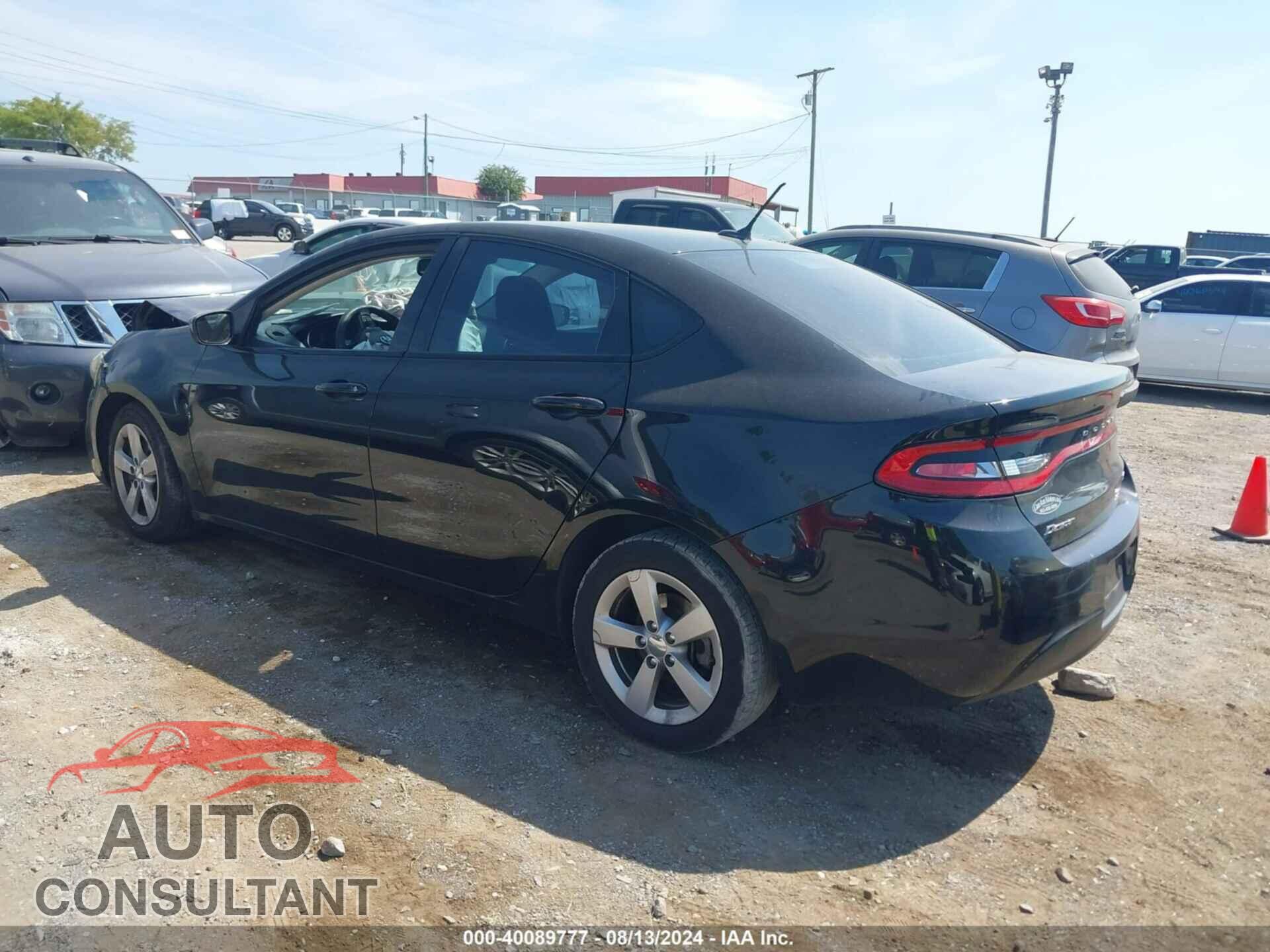 DODGE DART 2015 - 1C3CDFBB3FD415791